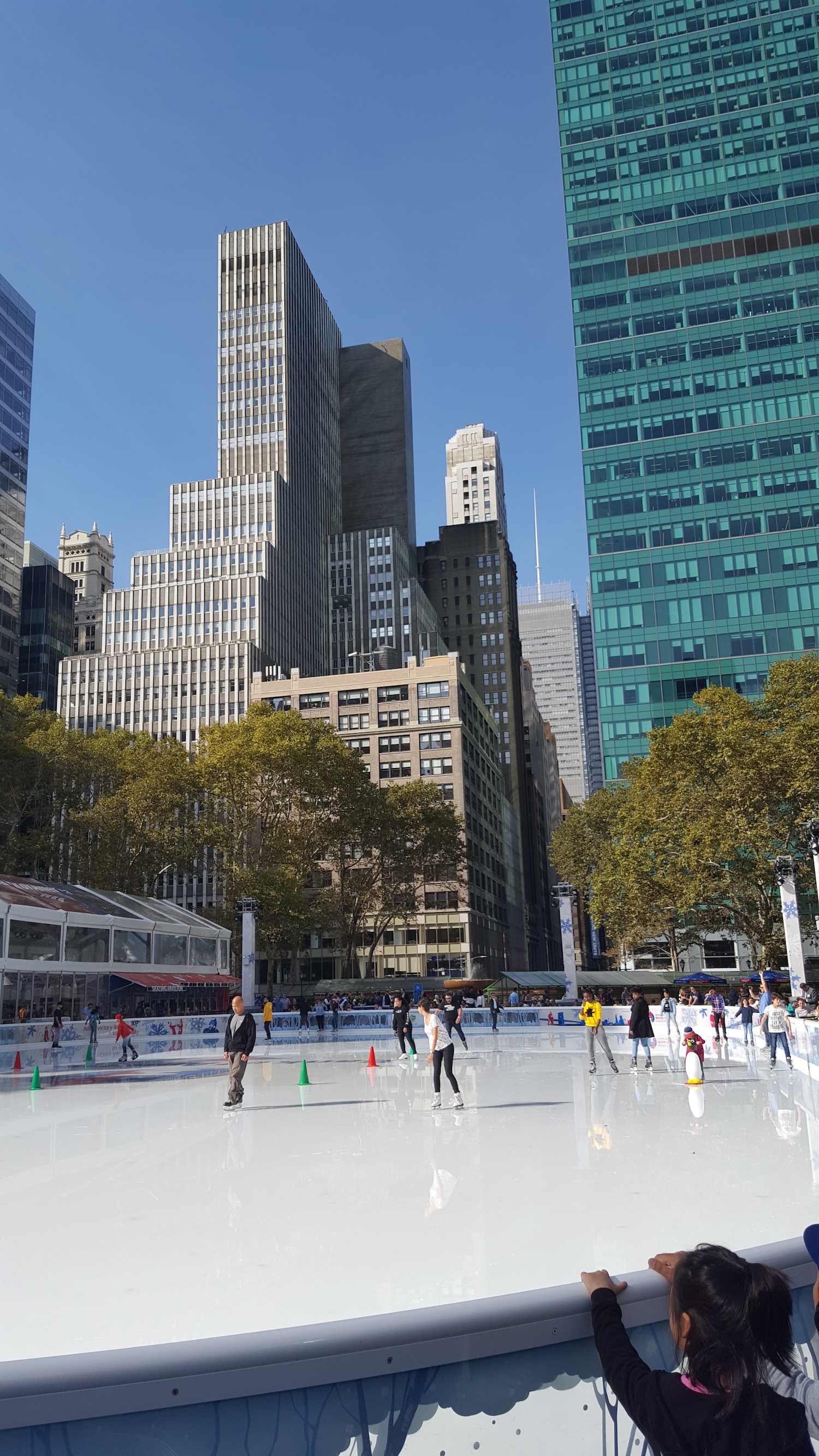 ice skaters in NYC