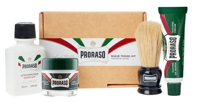 A shave set for men