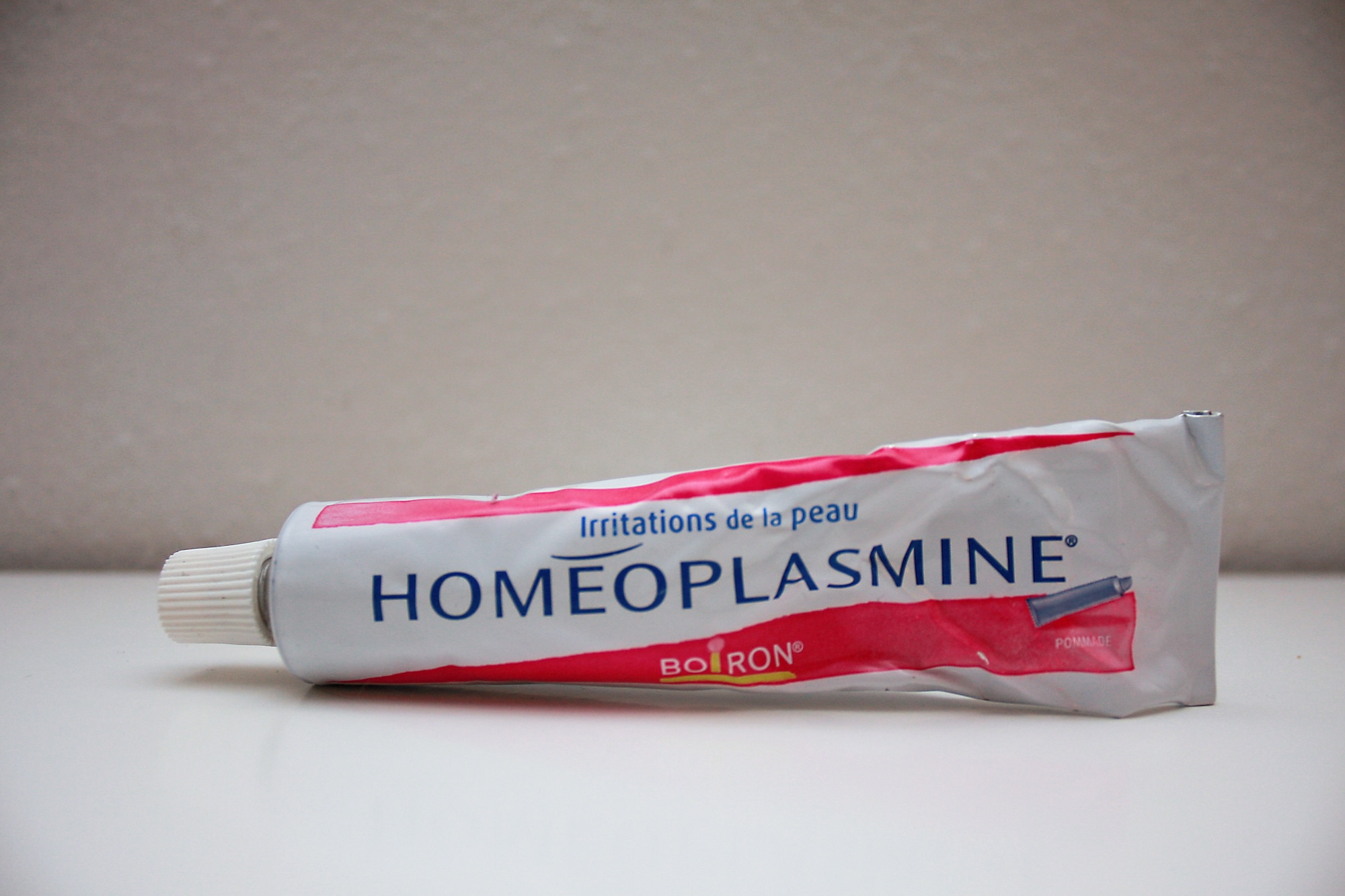 A bottle of Homeoplasmine