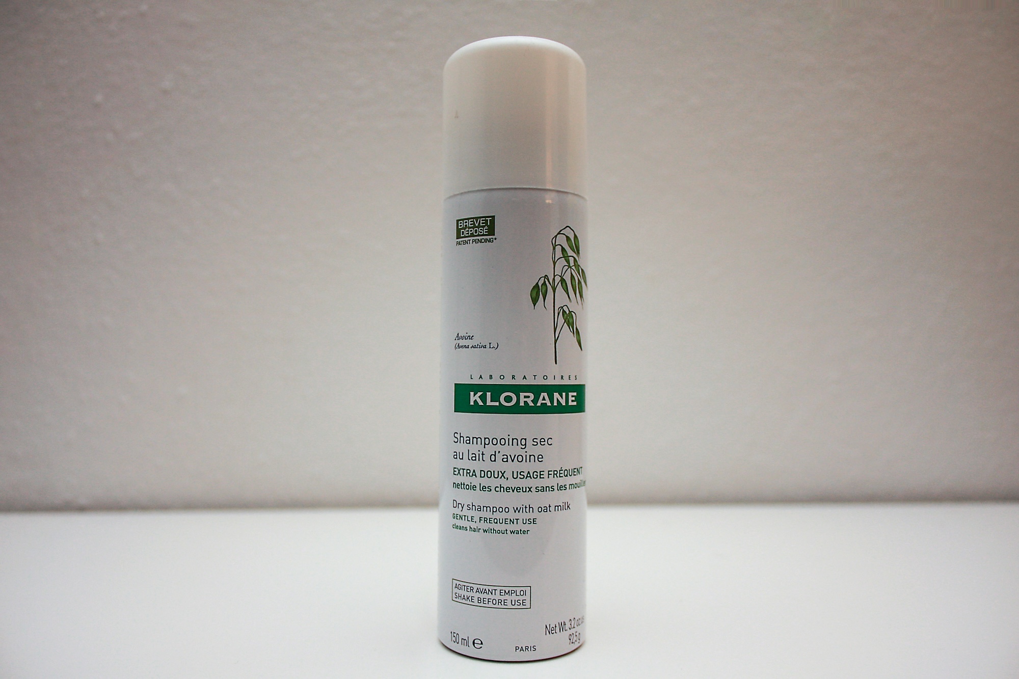 A bottle of Klorane Dry Shampoo 