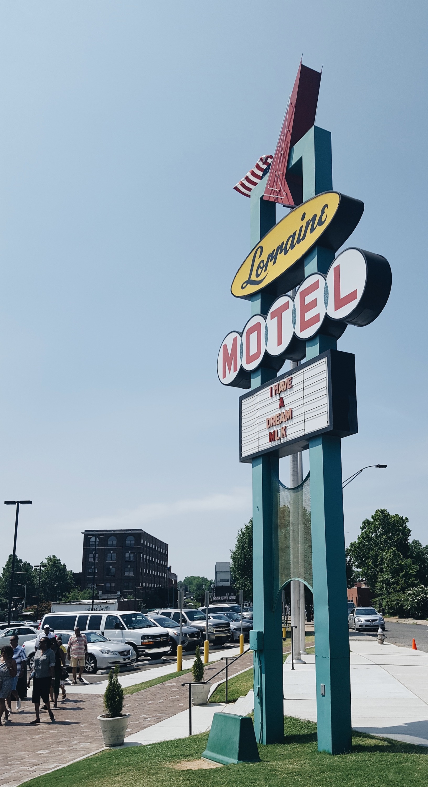 Sign for the Lorraine Motel in Memphis