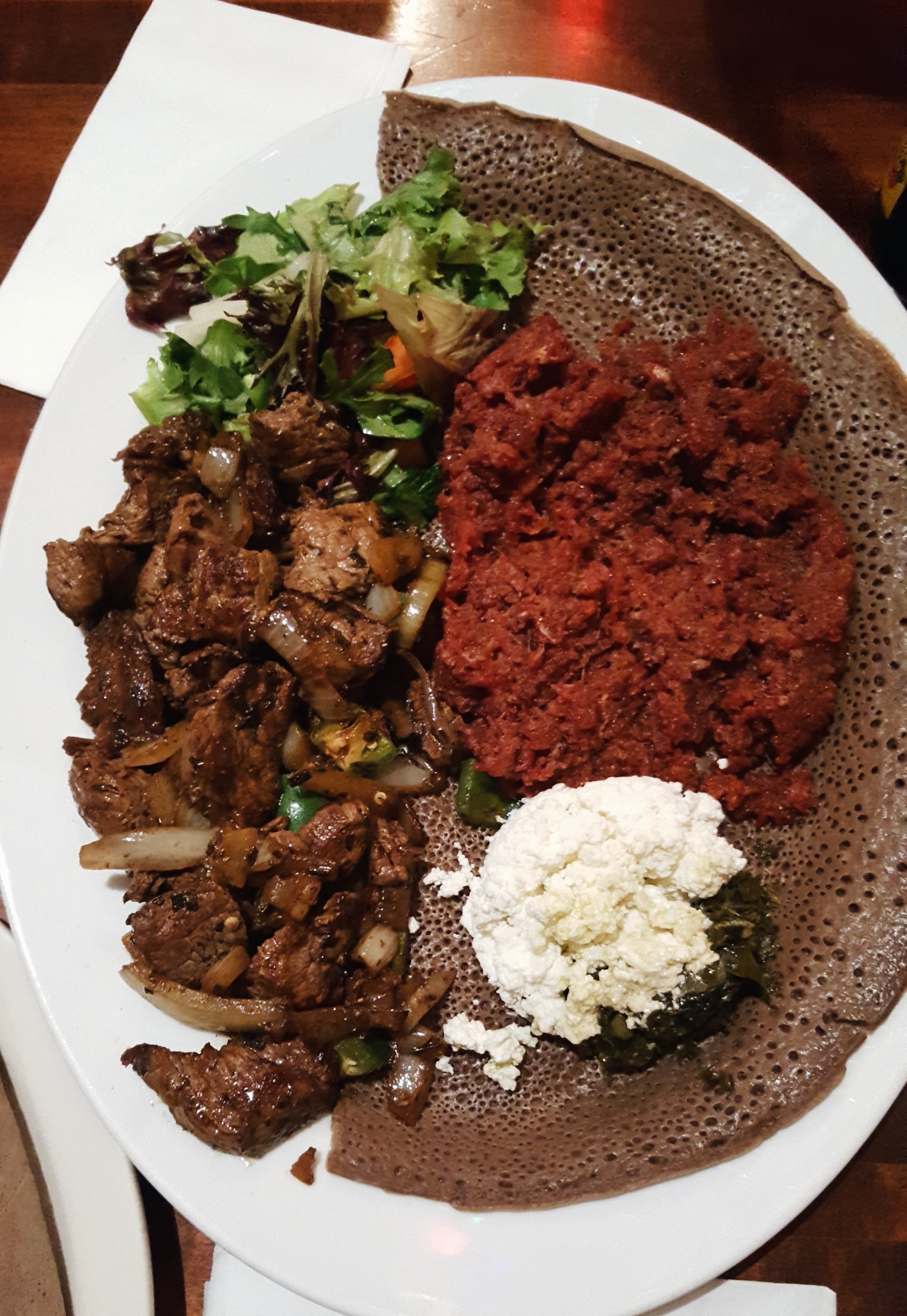 Tibs from Chercher Ethiopian Restaurant