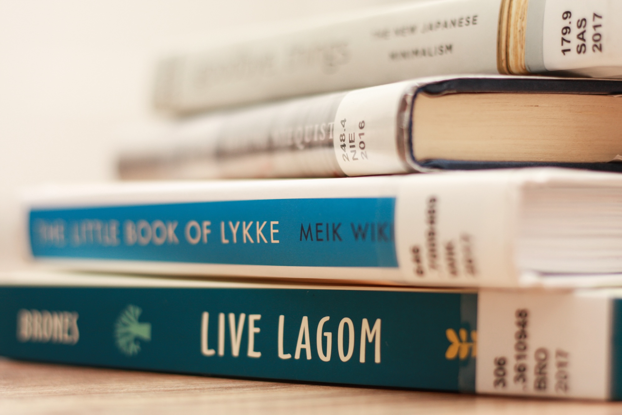 A stack of cultural library books