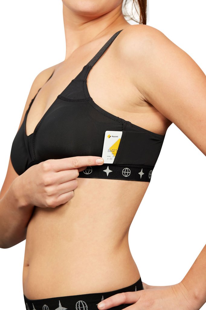 The Travel Bra with pockets - the anti-theft Packing List