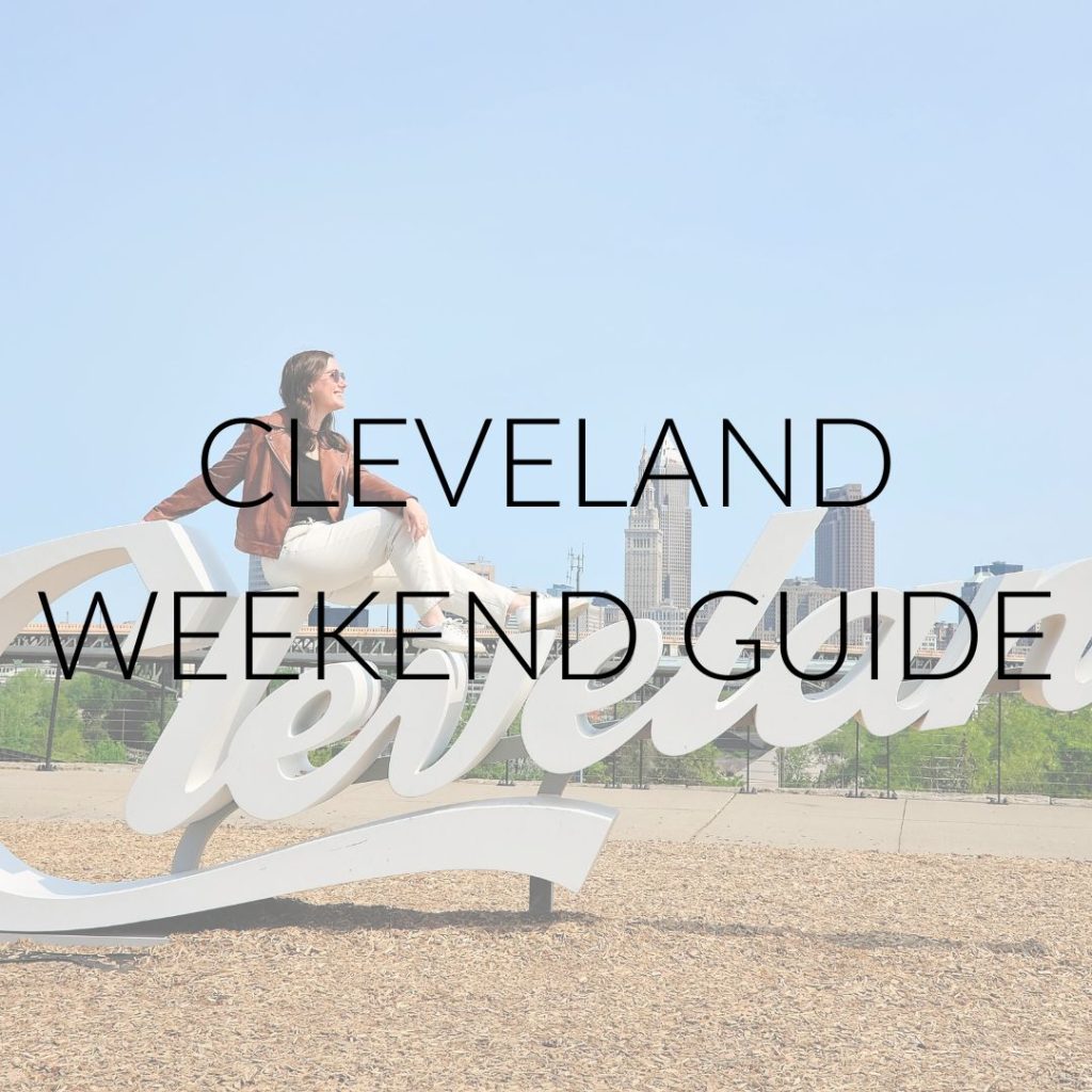 Traveling Light: Packing List For Cleveland, Ohio (in A Backpack 