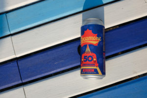 A can of Sycamore beer at Carowinds