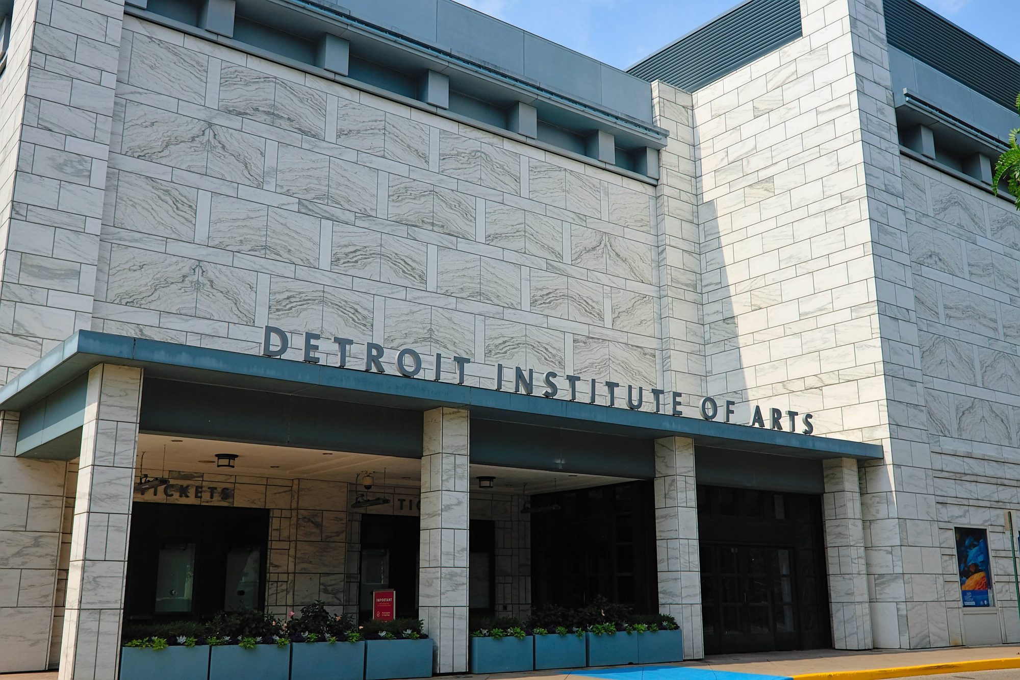 Entrance to the Detroit Institute of Arts