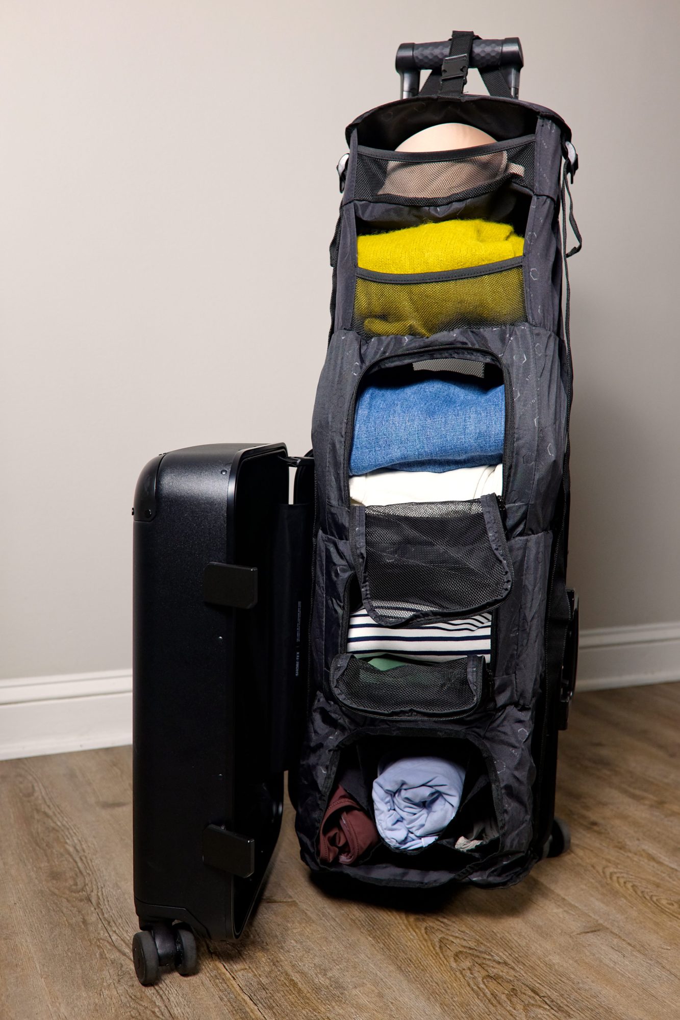 Travel Luggage Organizer Wardrobe Holder Foldable Ziploc Bags