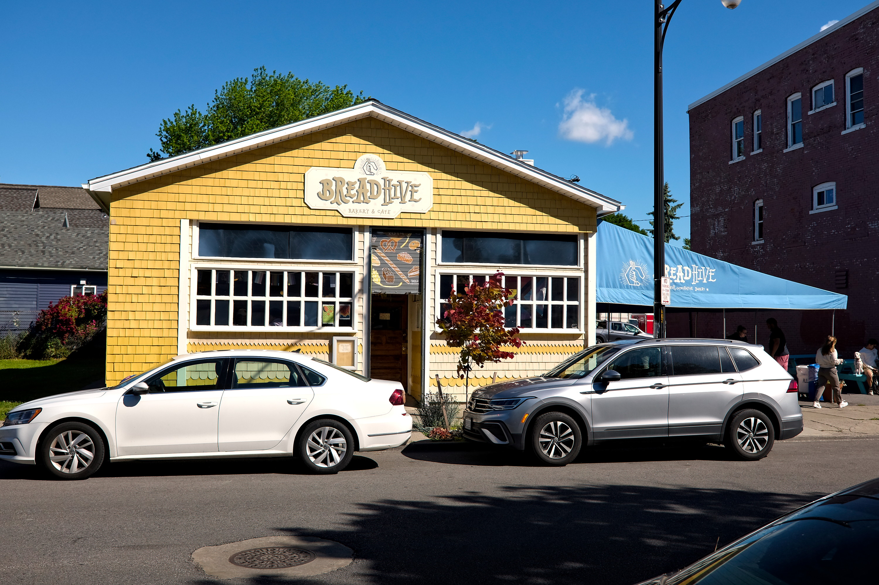 Exterior of BreadHive in Buffalo