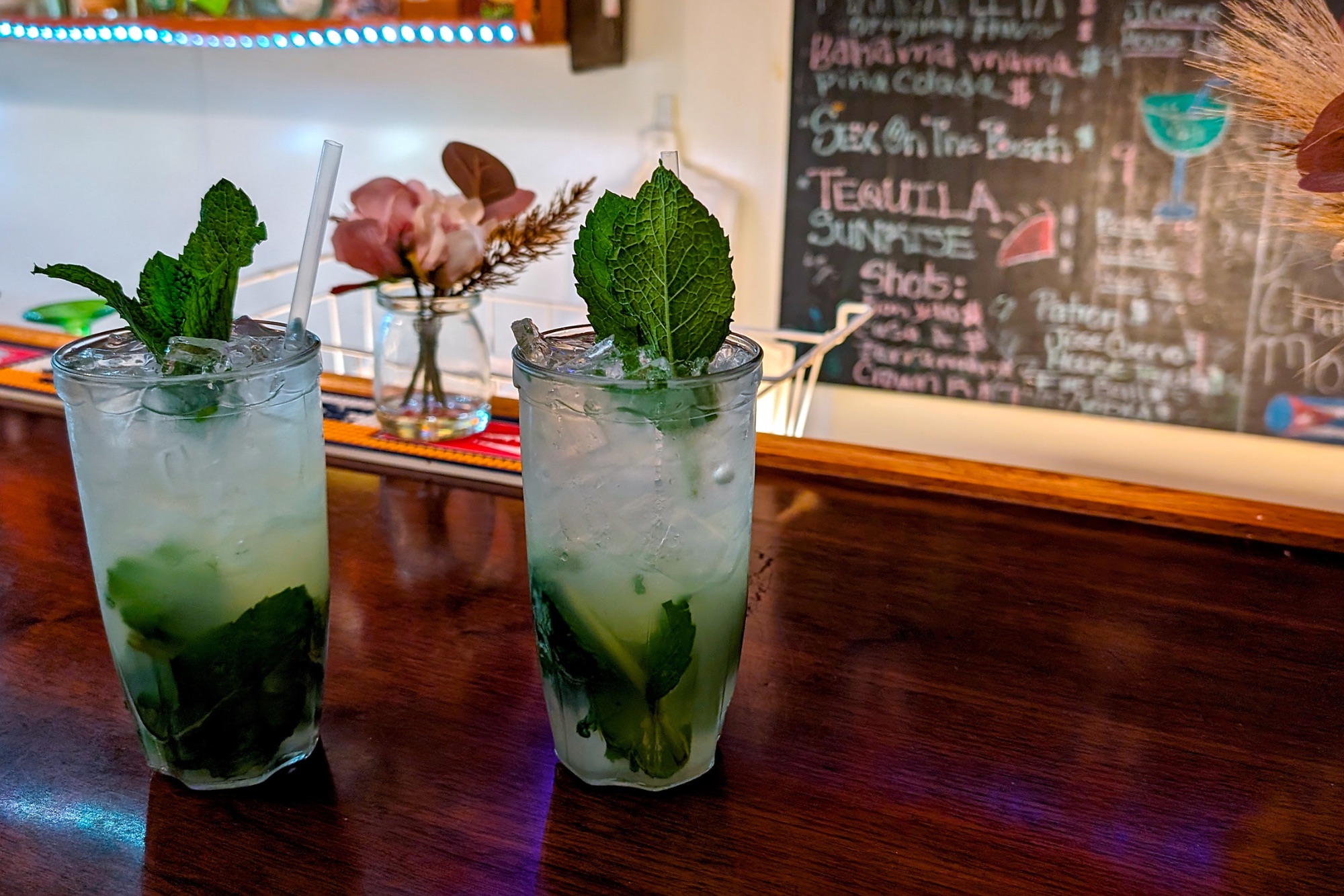 Two mojitos at Buenavista