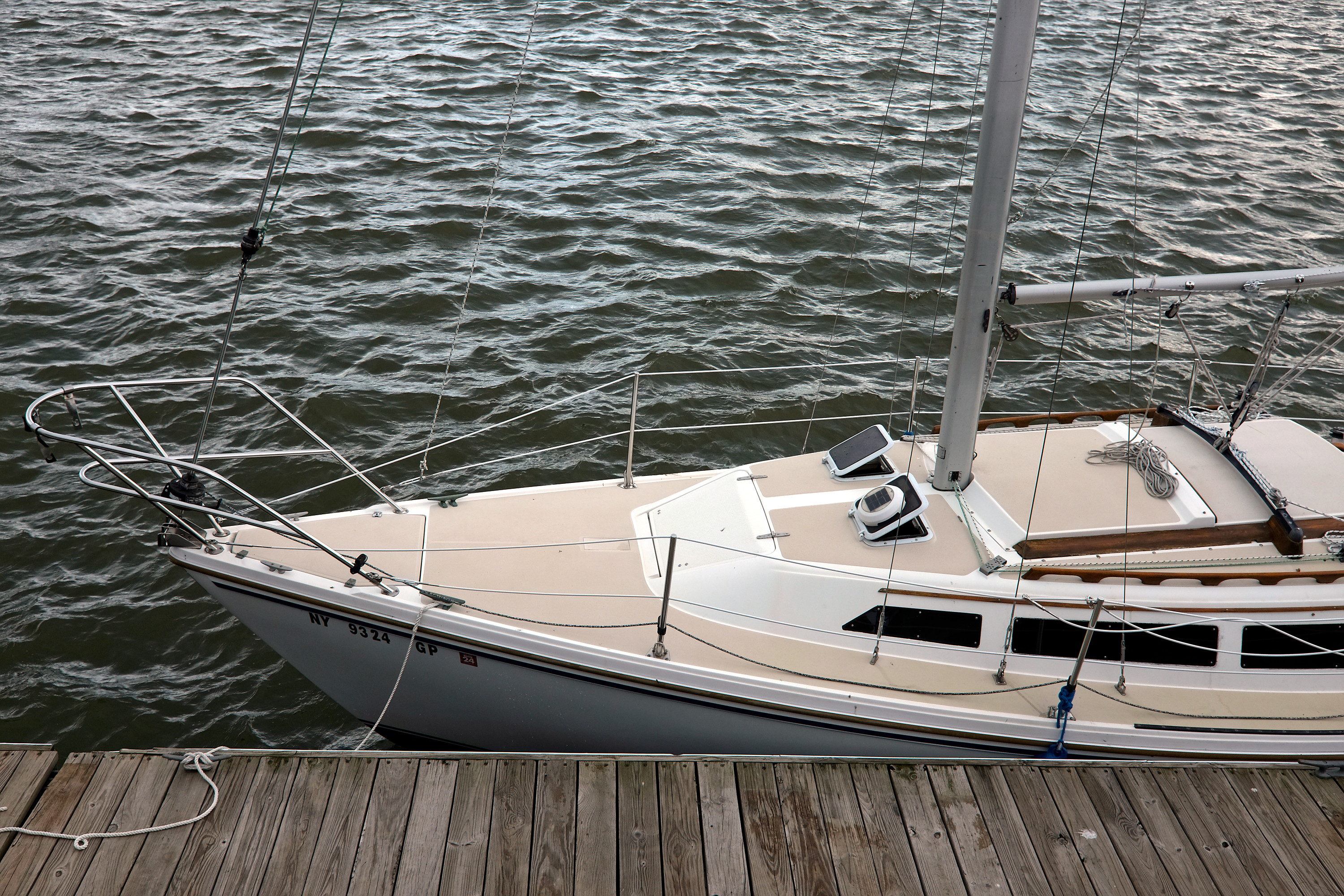 A boat at Canalside