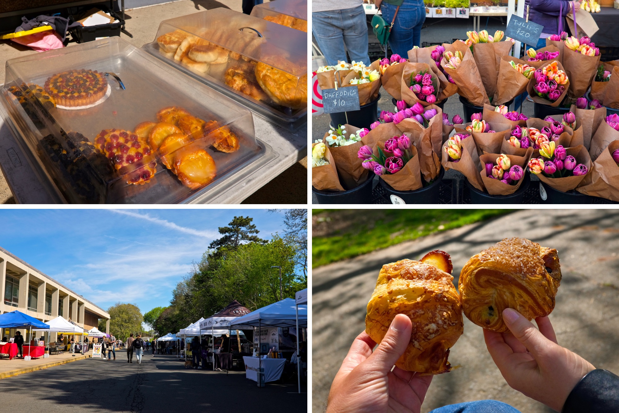 Items for sale at the farmers market