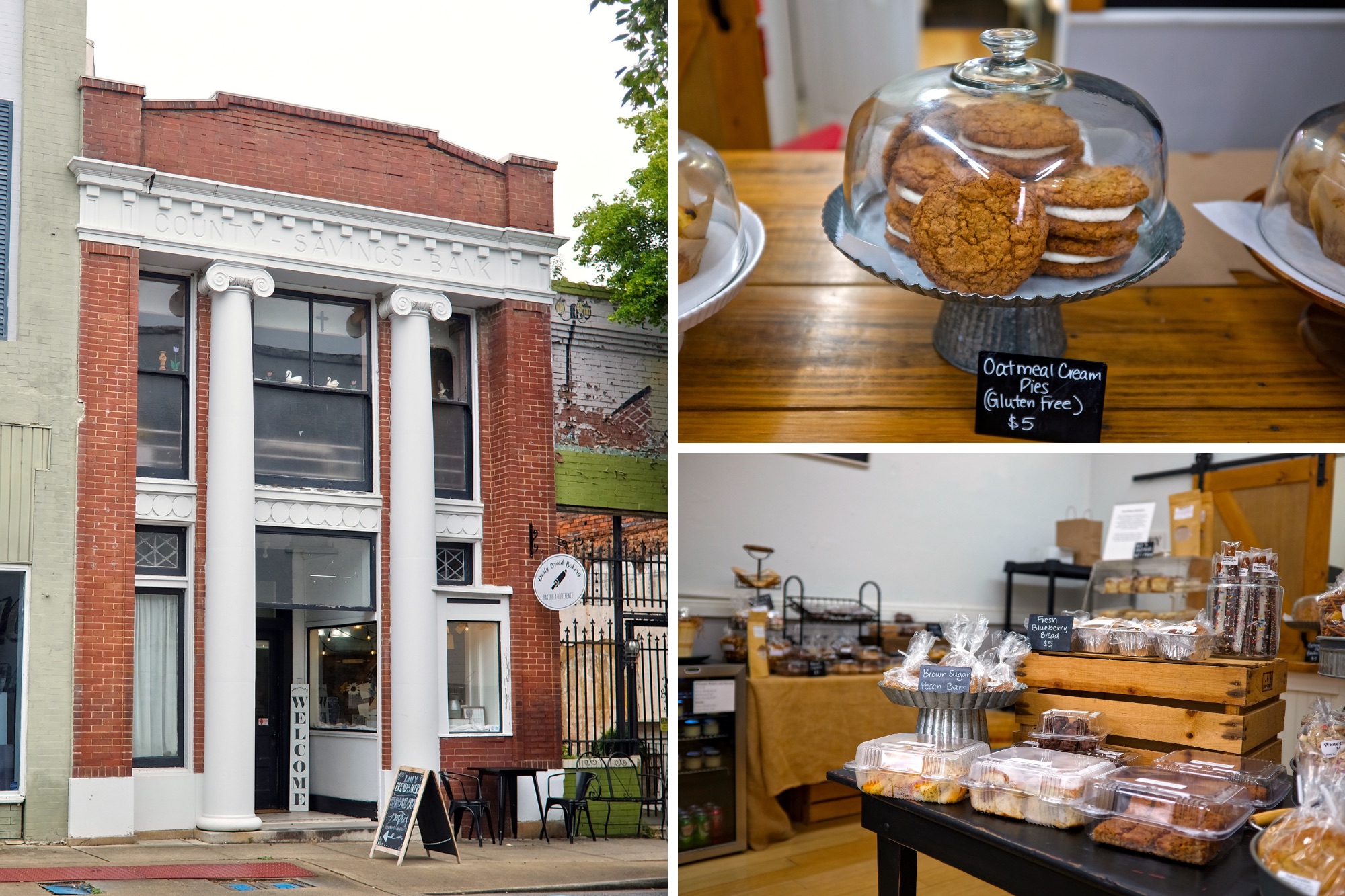 Exterior and interior of Daily Bread's Abbeville location