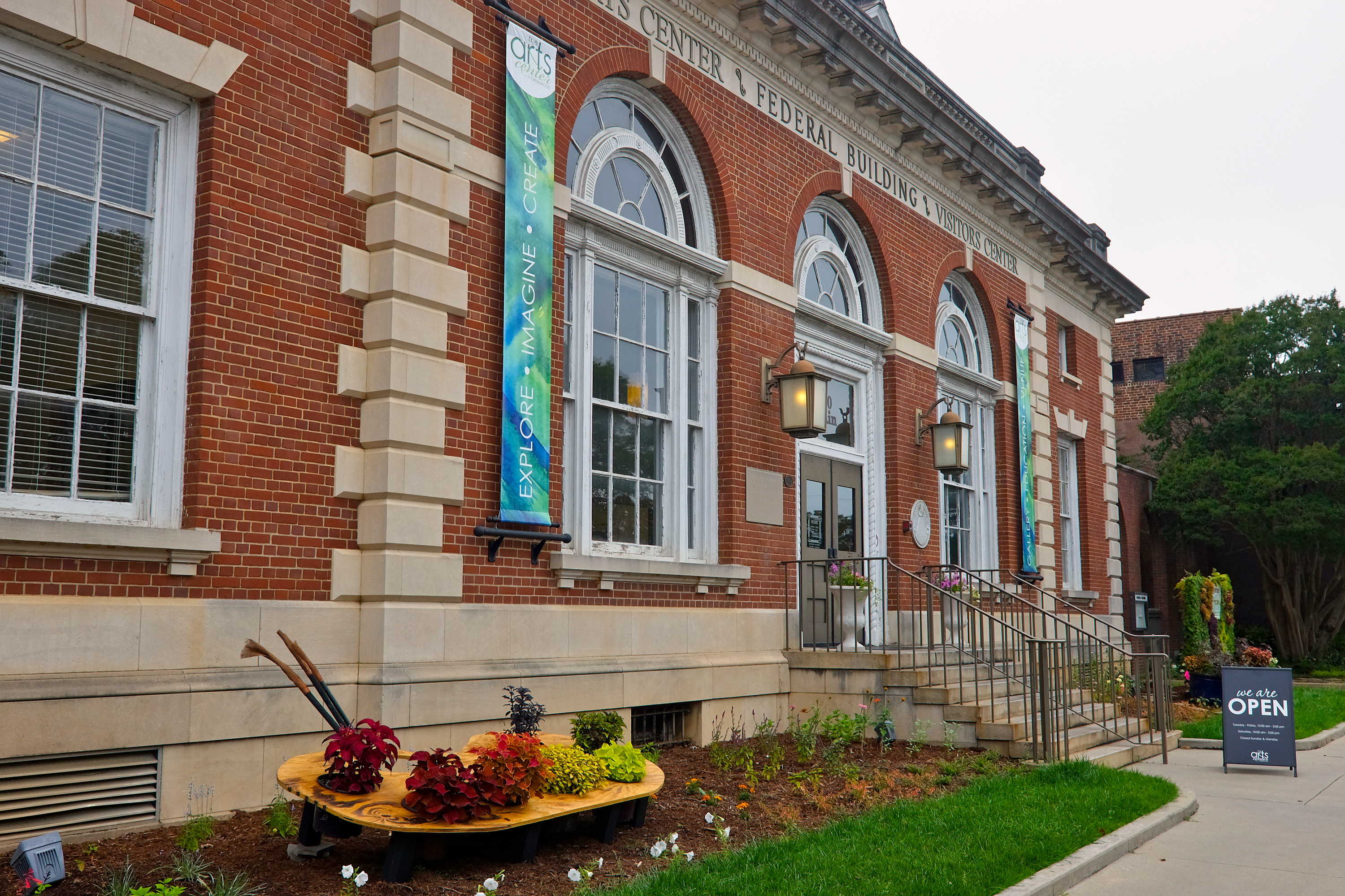 Exterior of Greenwood Visitor's Center