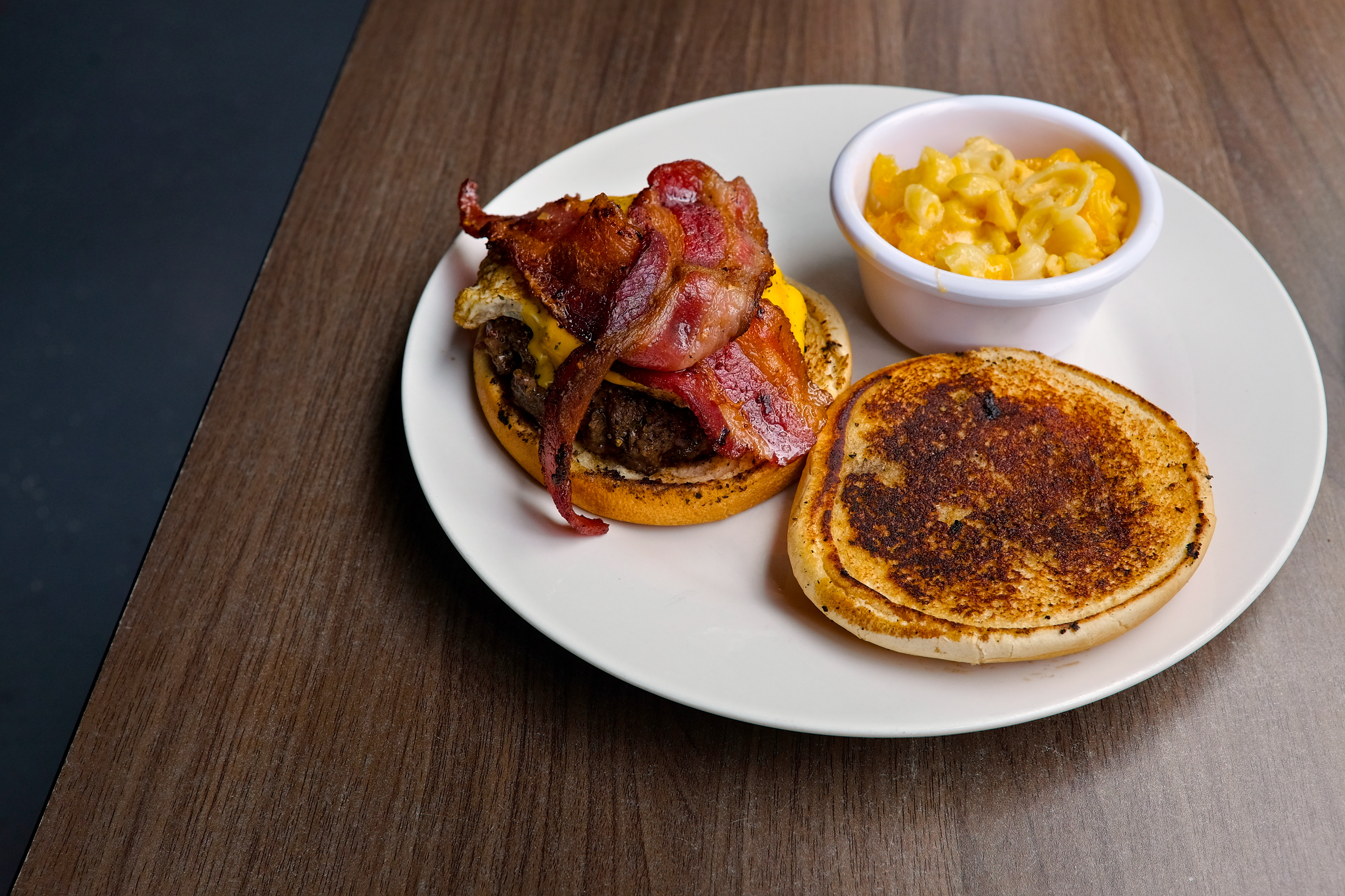 A brunch burger at Indigenous Underground