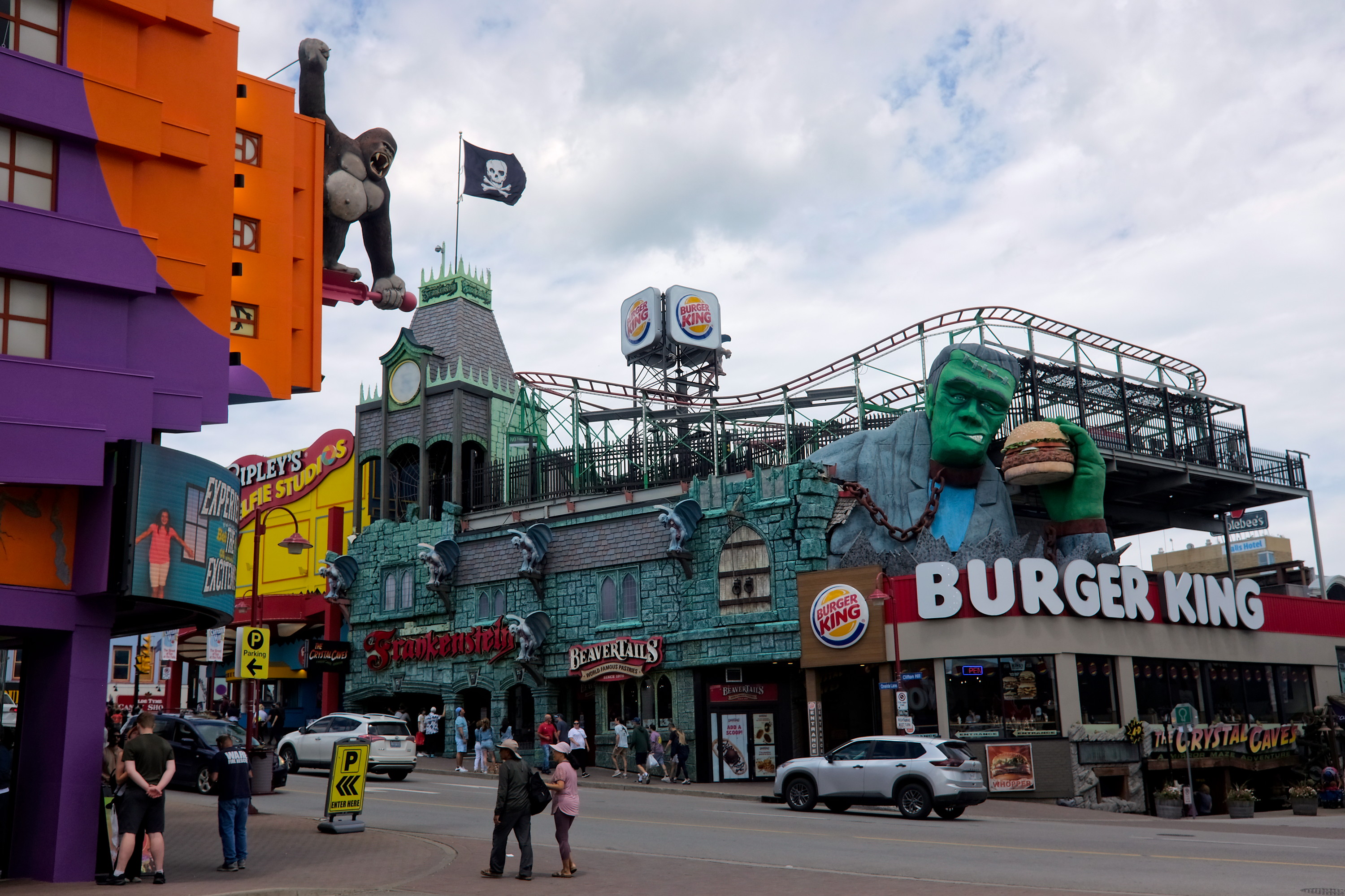 Burger King on Clifton Hill in Niagara Falls