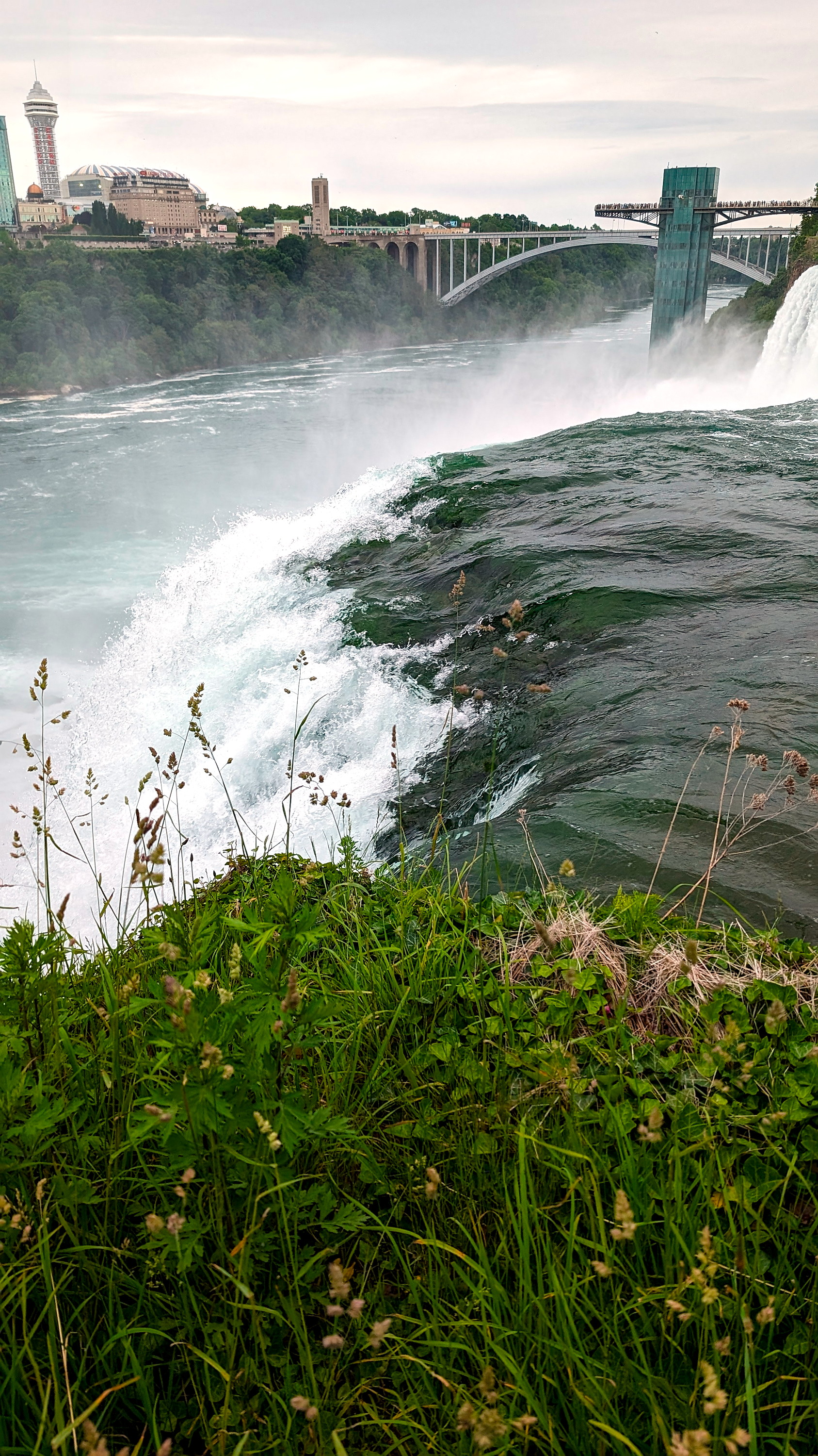 Close up of American Falls