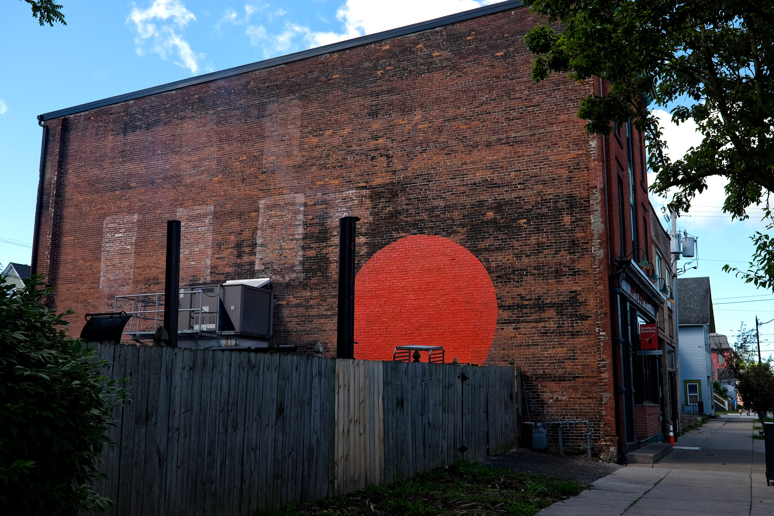 Exterior of Southern Junction and its BBQ smokers