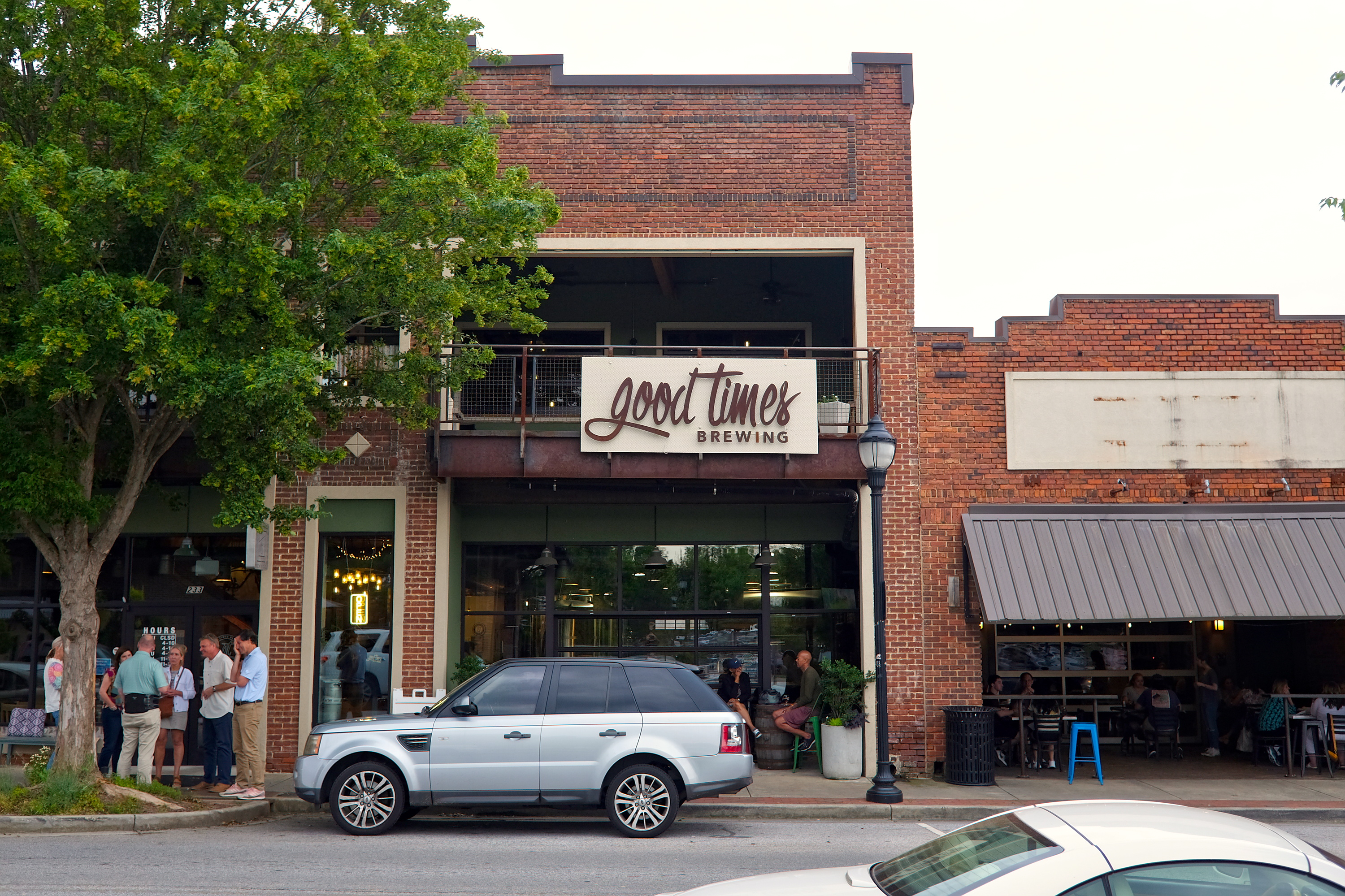 A crowd at Good Times in Uptown Greenwood