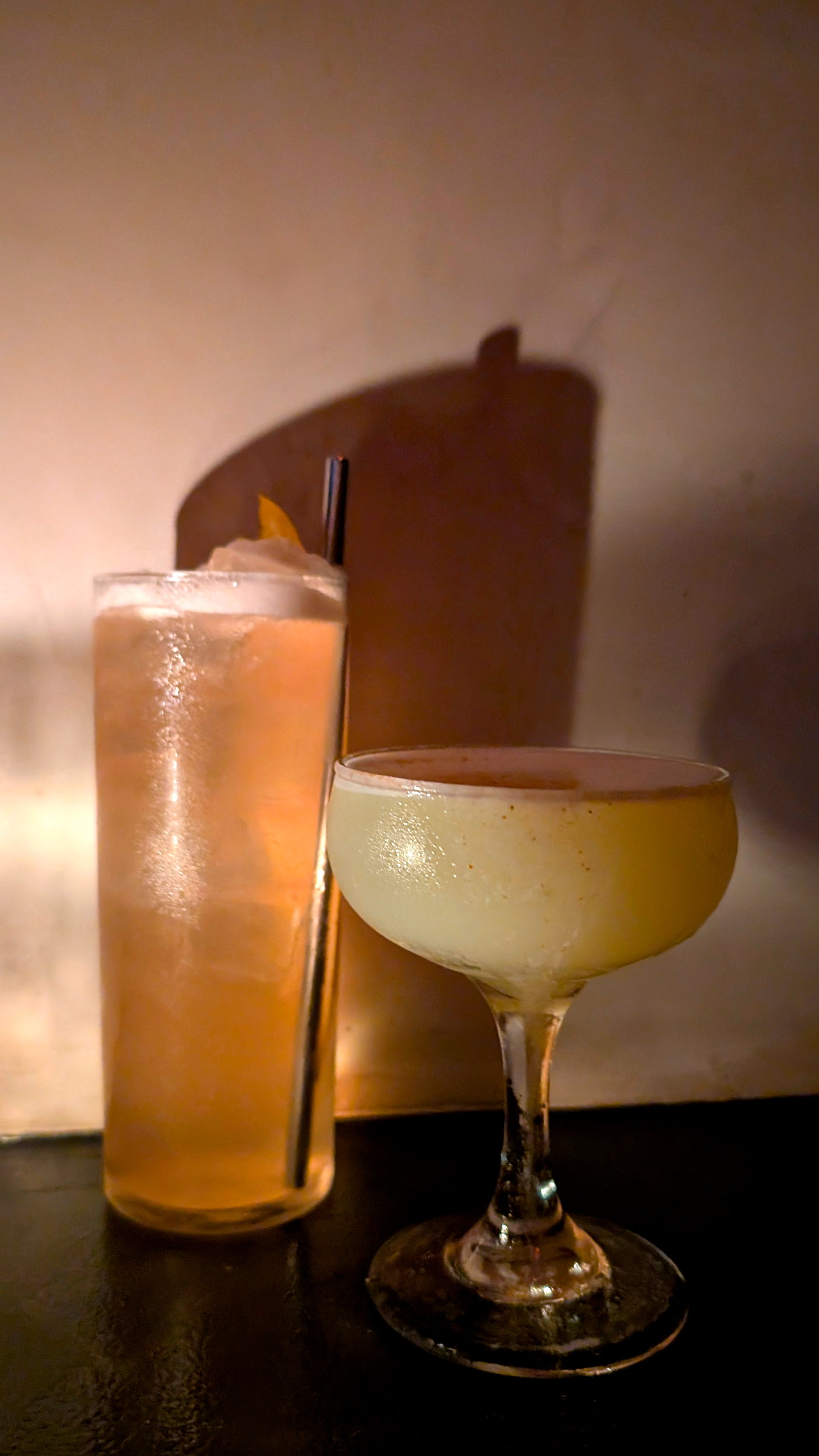 Two cocktails from one of the best Charleston bars