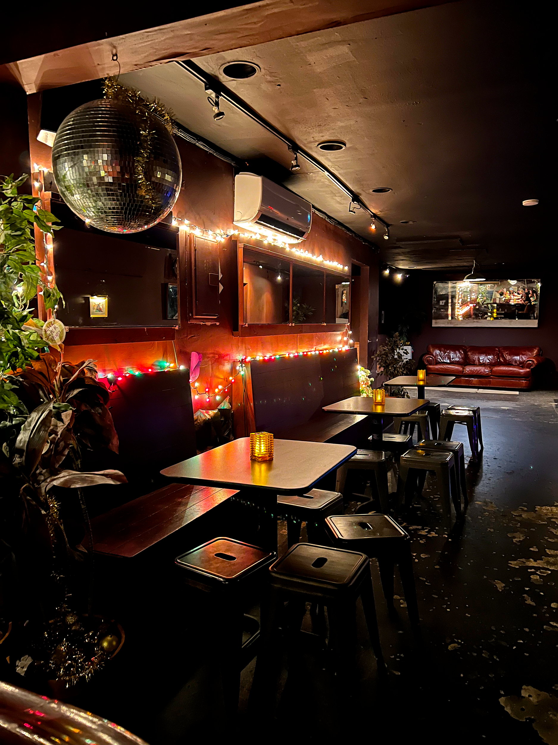 Interior of Faculty Lounge, one of just a few divey Charleston bars