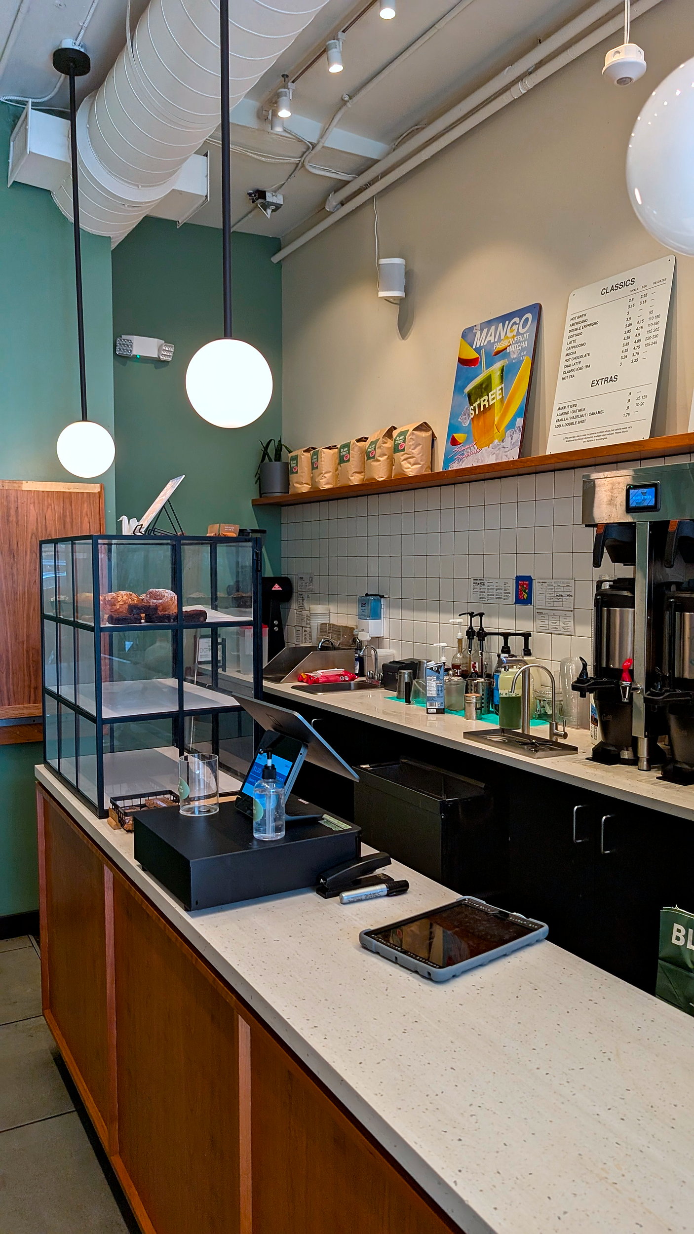 Interior of Blank Street Coffee