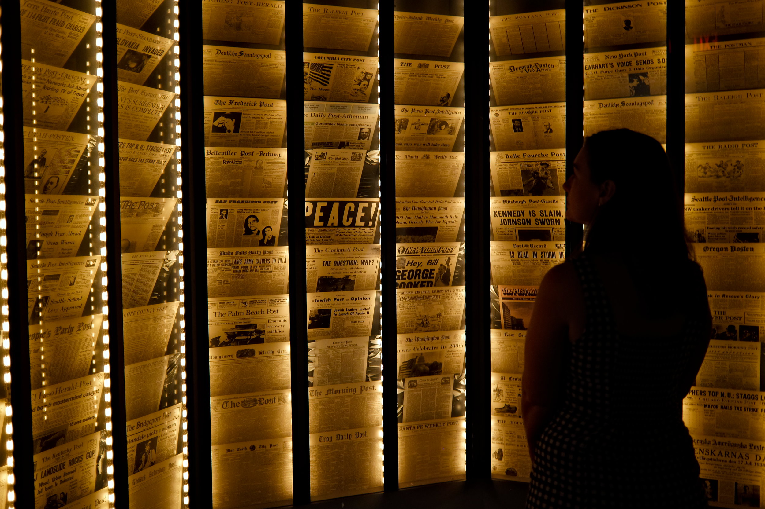 Alyssa at the National Postal Museum