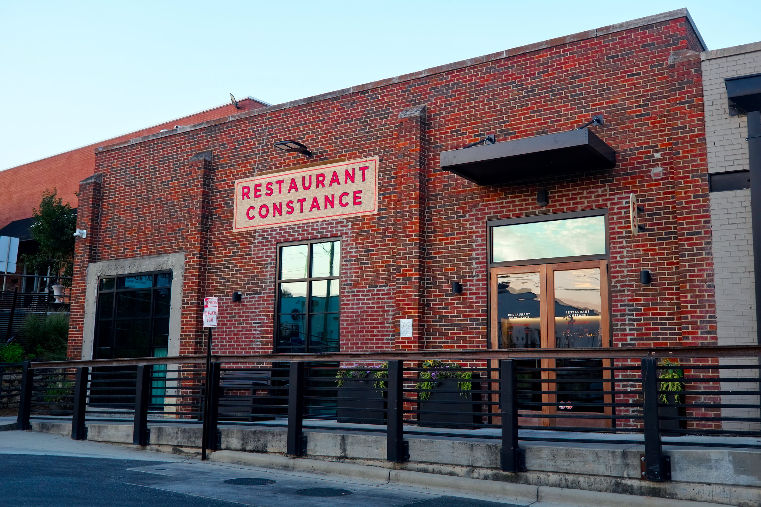 The exterior of Restaurant Constance in West Charlotte