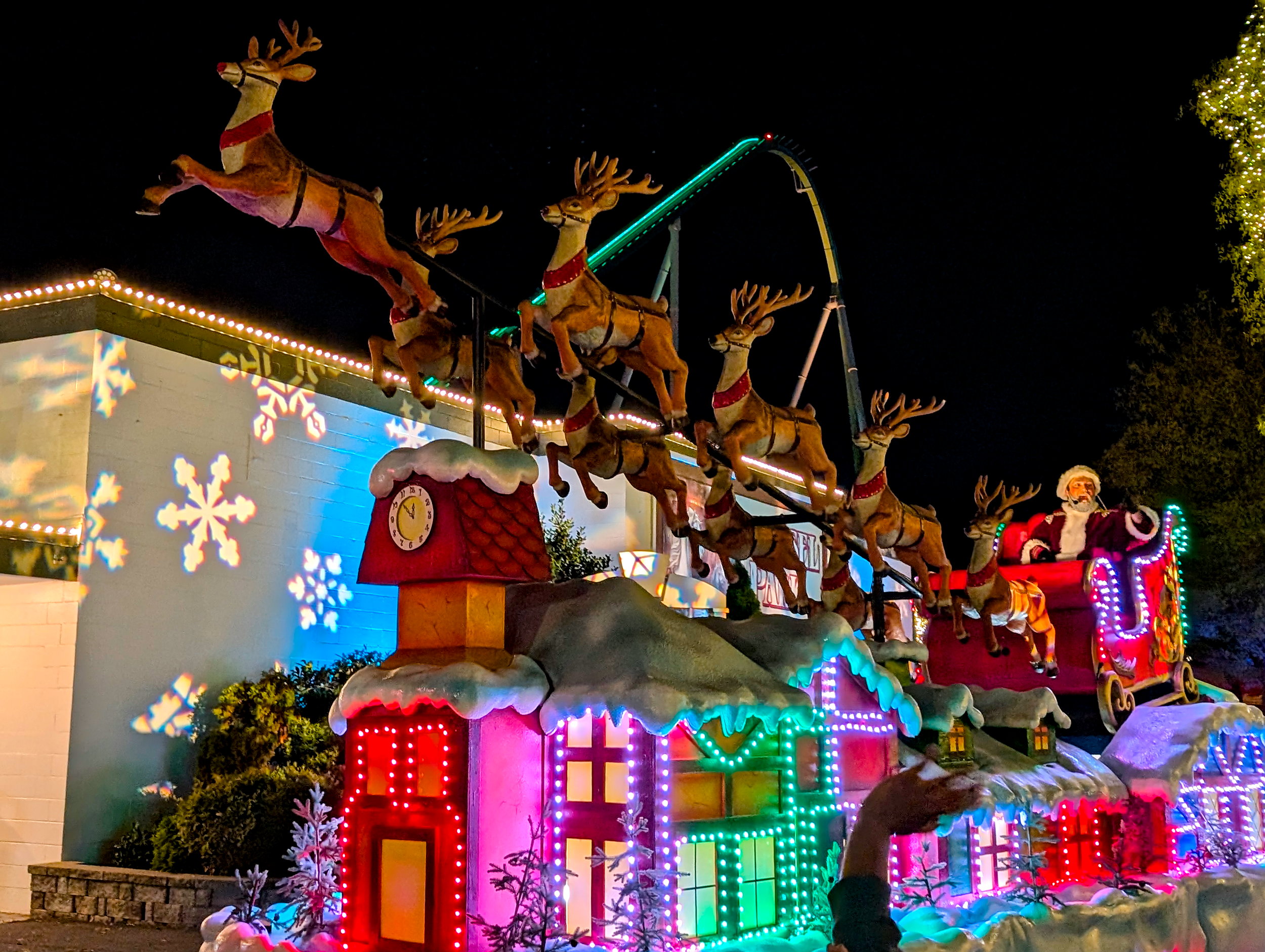 Santa in the WinterFest parade