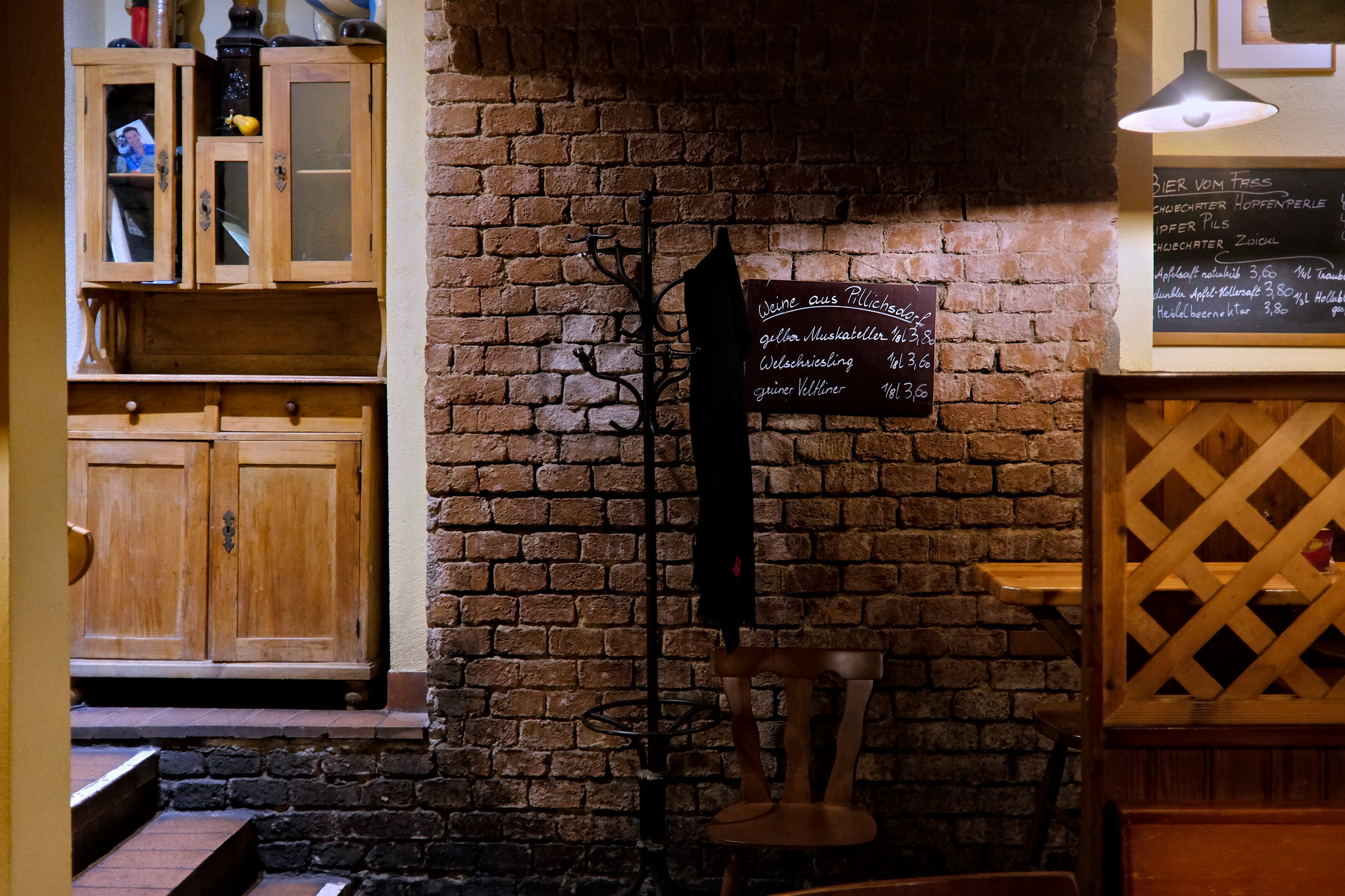 Cozy interior of Gasthaus zum Holunderstrauch