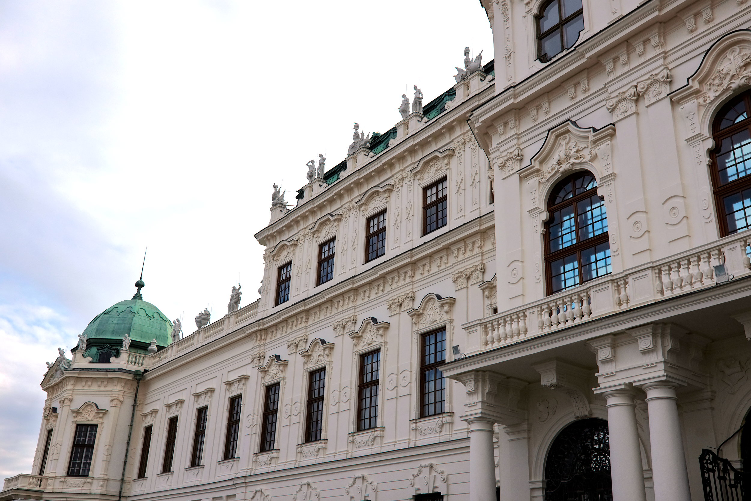 View of Belvedere Palace