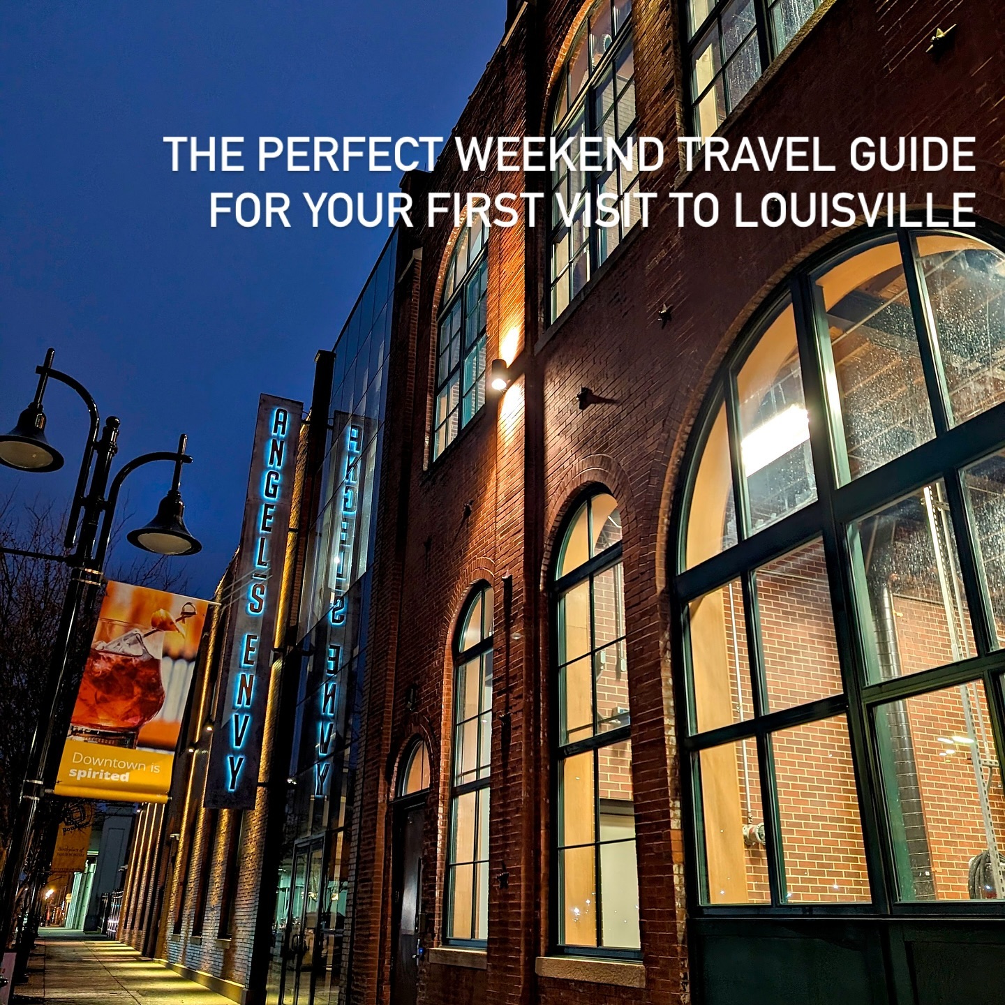 View of Angel's Envy distillery in Louisville