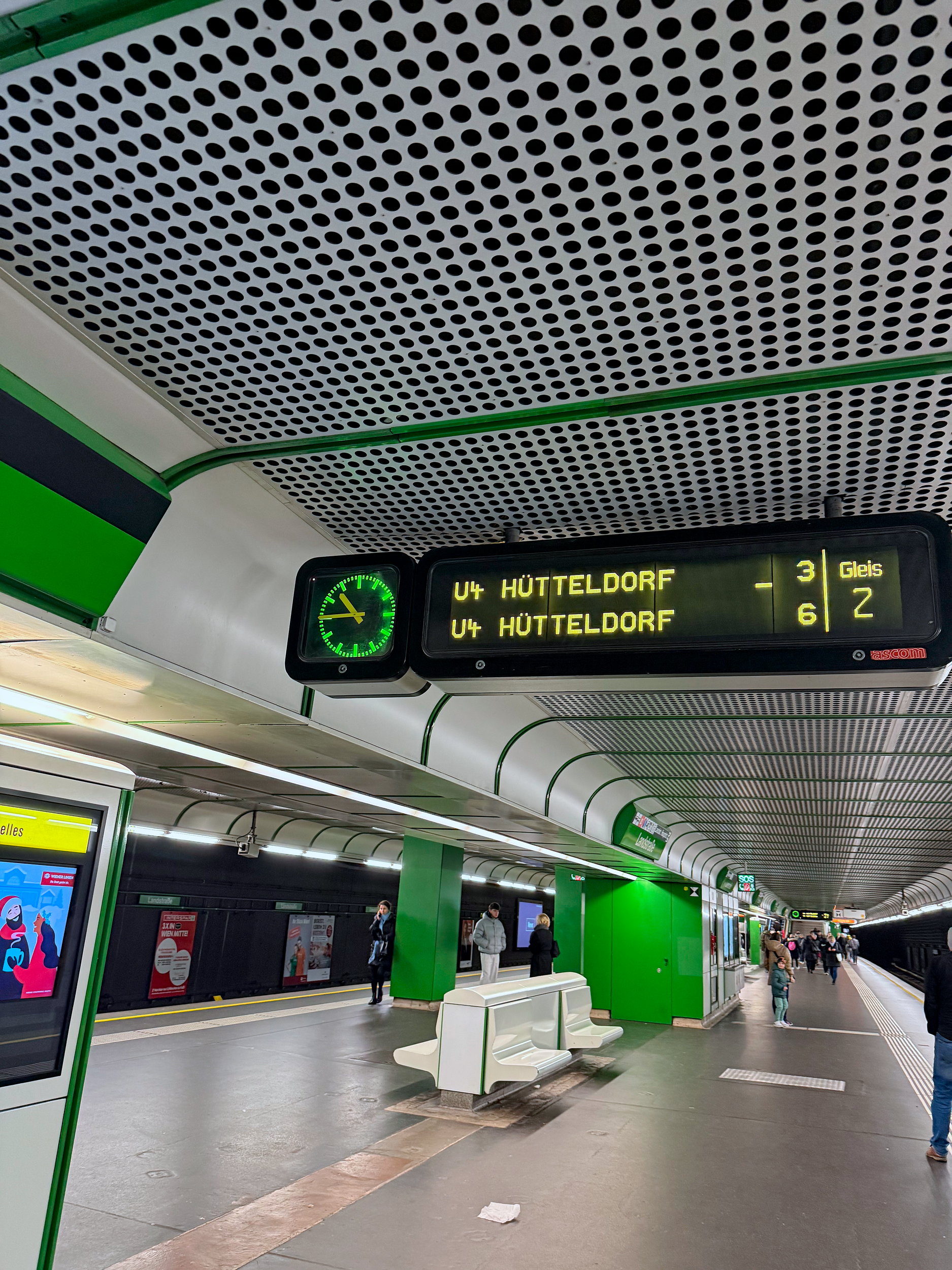 A Vienna Metro station