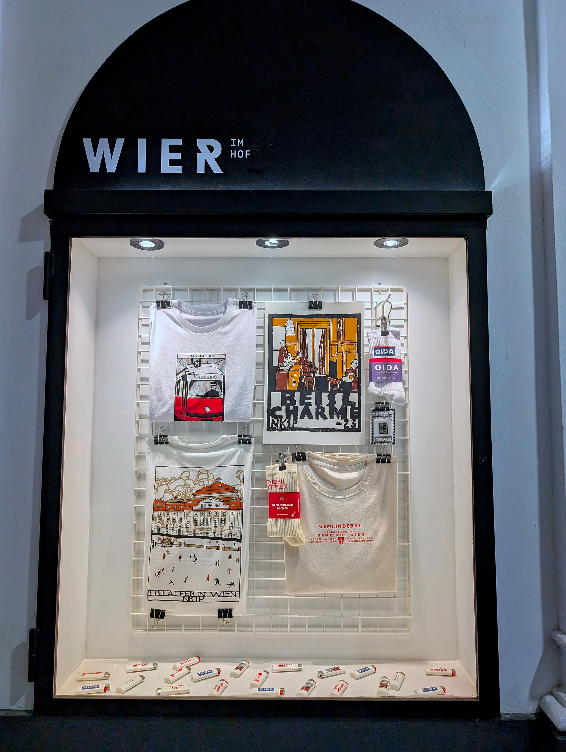 A window with items from WIER