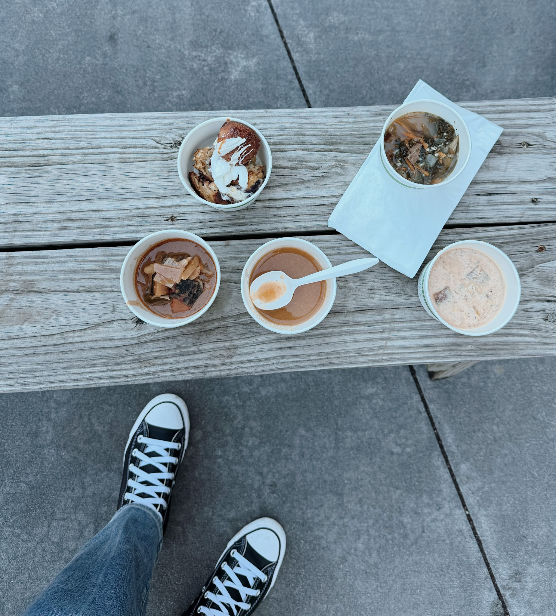 View of soups at Free Range Brewing's Free Soup Day