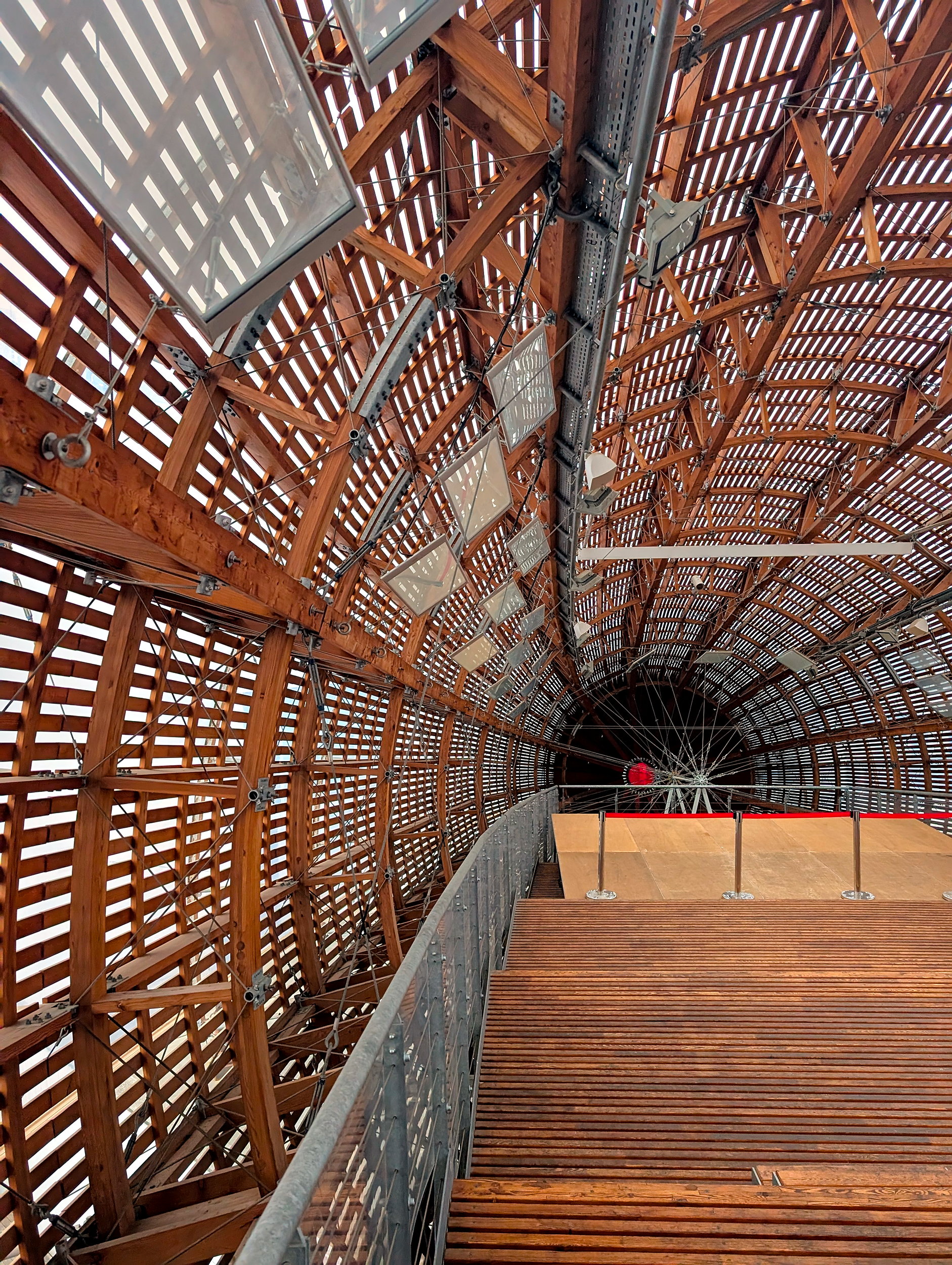 Interior of the Gulliver Airship at DOX Centre for Contemporary Art