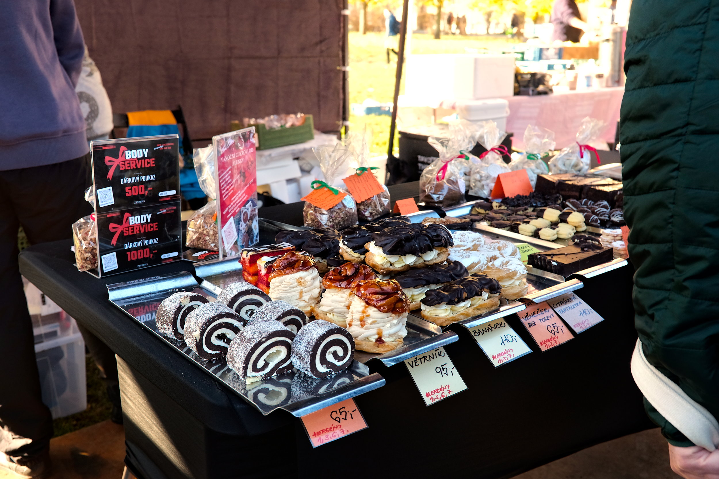 Pastries for sale at Kulatak Street Market