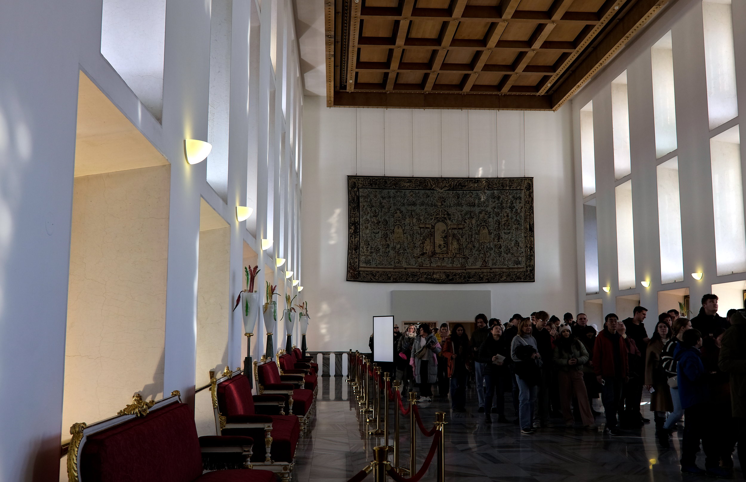 Inside the entrance of Prague Castle