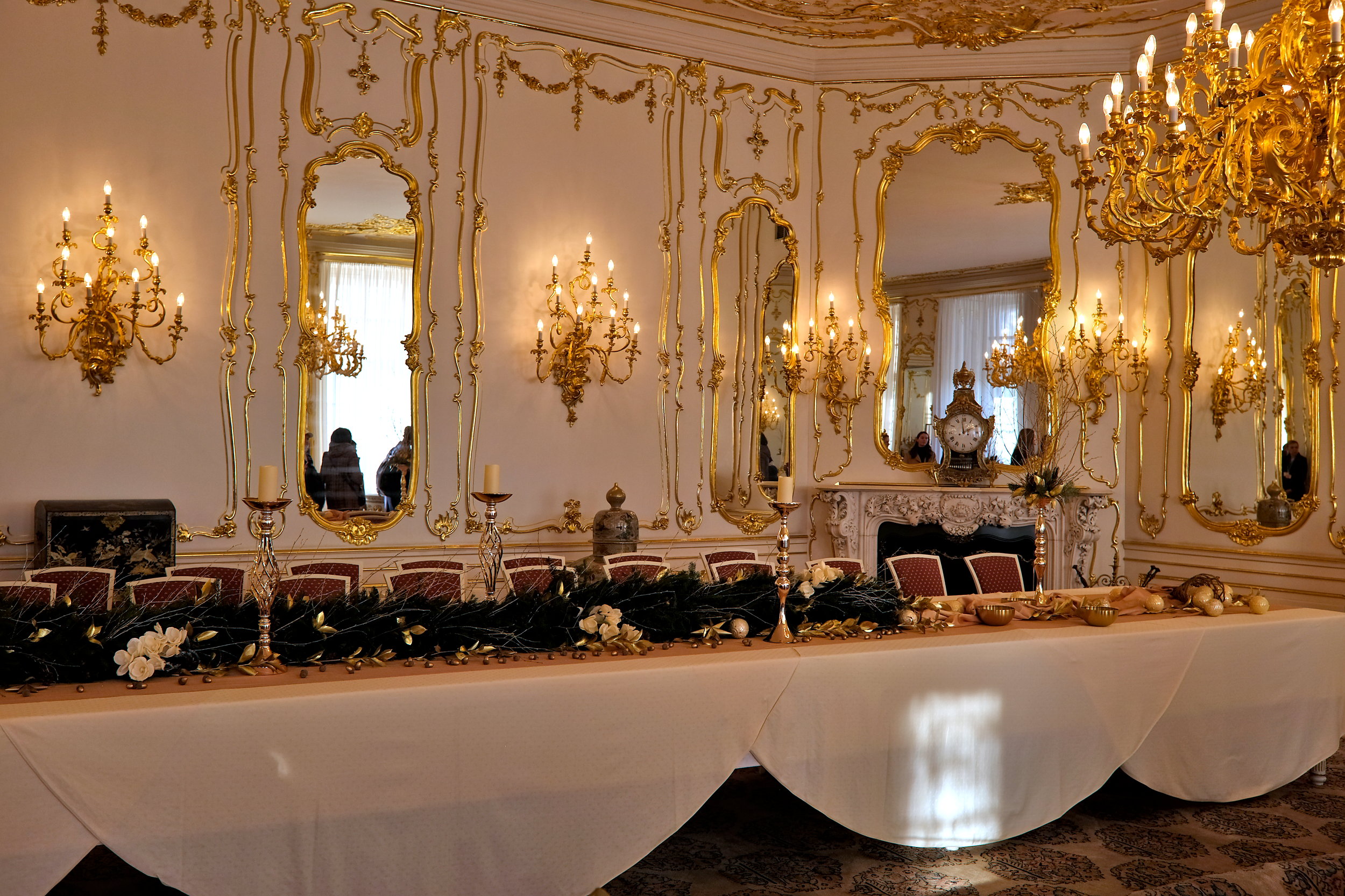 A ceremonial hall at Prague Castle