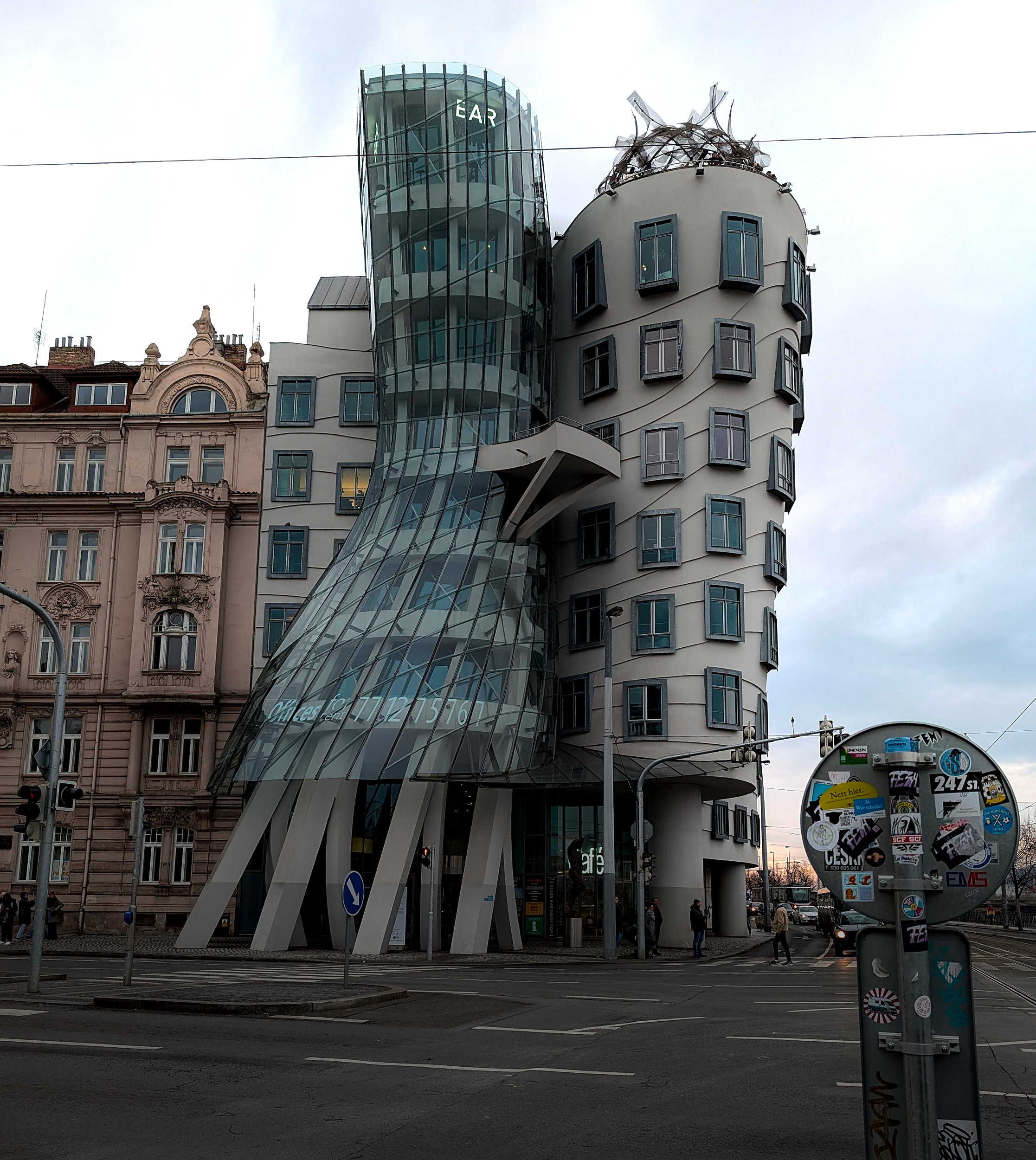 The Dancing House in Prague