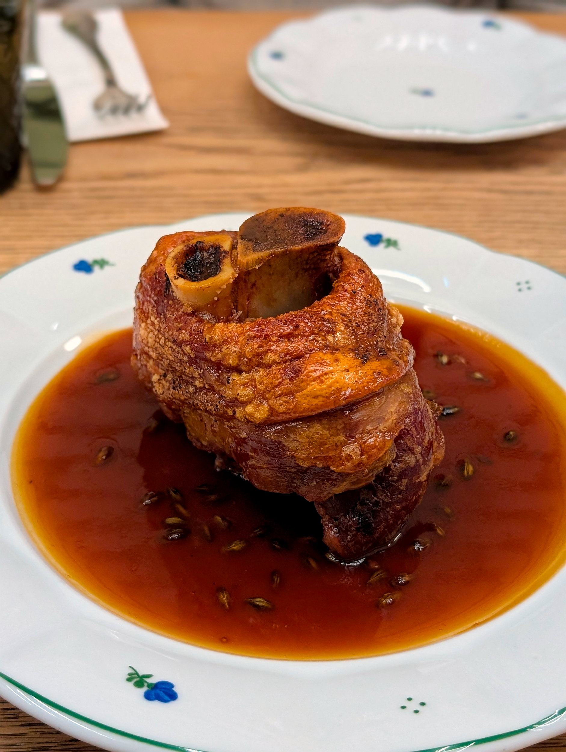 A pork knuckle dish