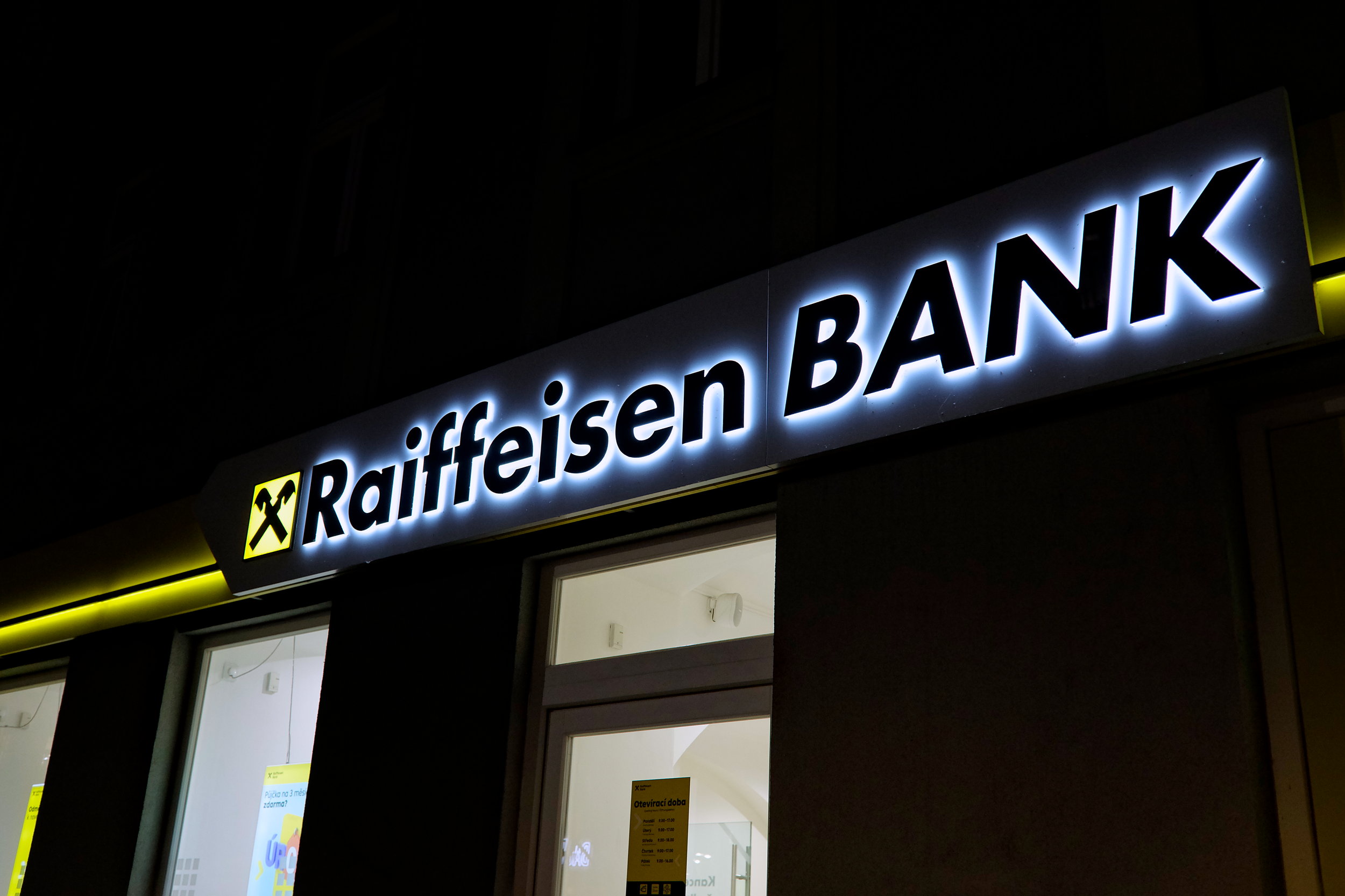 Exterior of Raiffeisen Bank