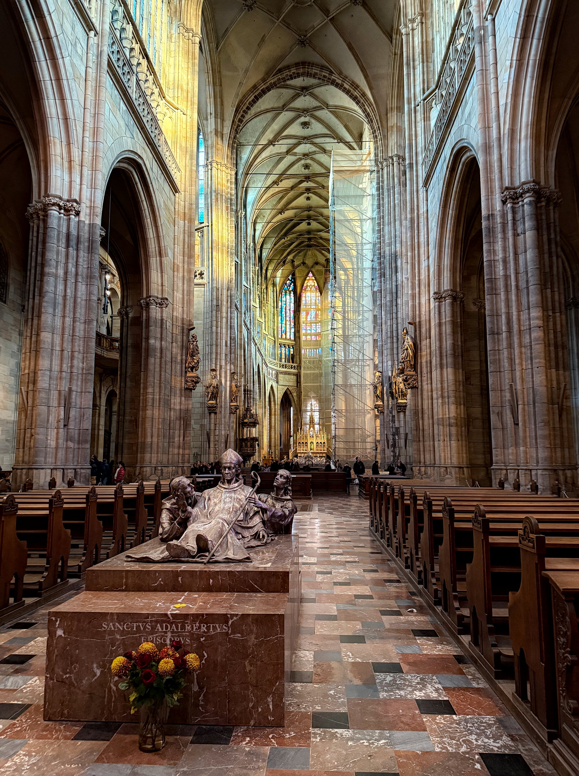 Interior of St. Vitus Cathedral 