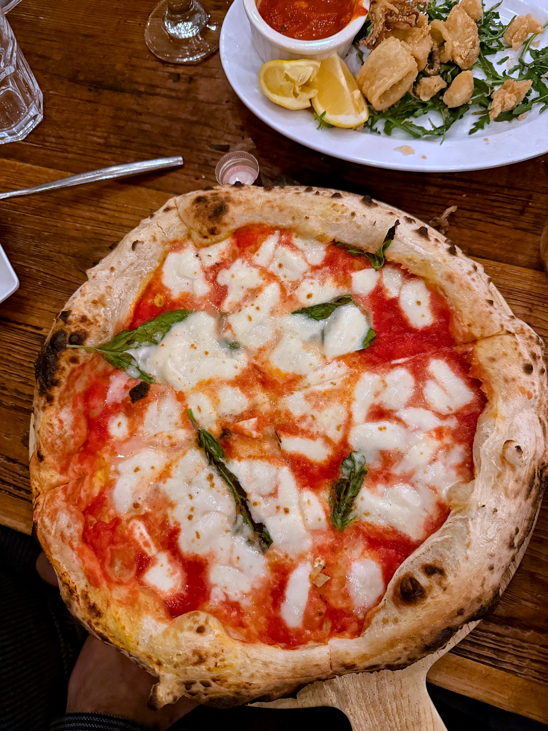 A pizza at Buona Forchetta