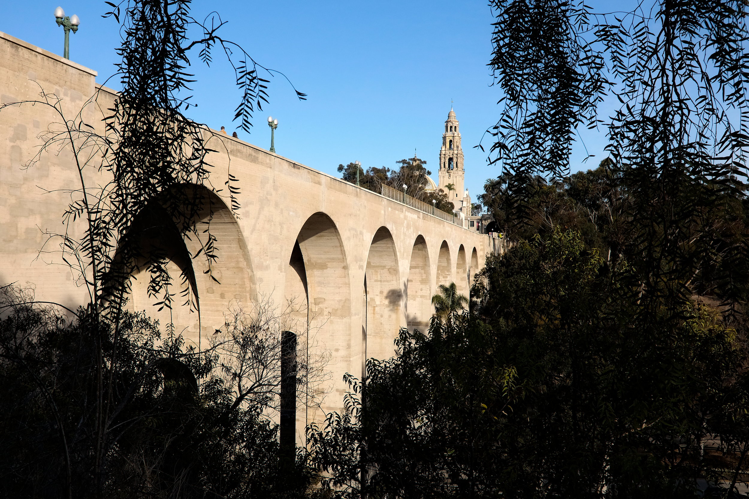 The Cabrillo Bridge in Balboa Park