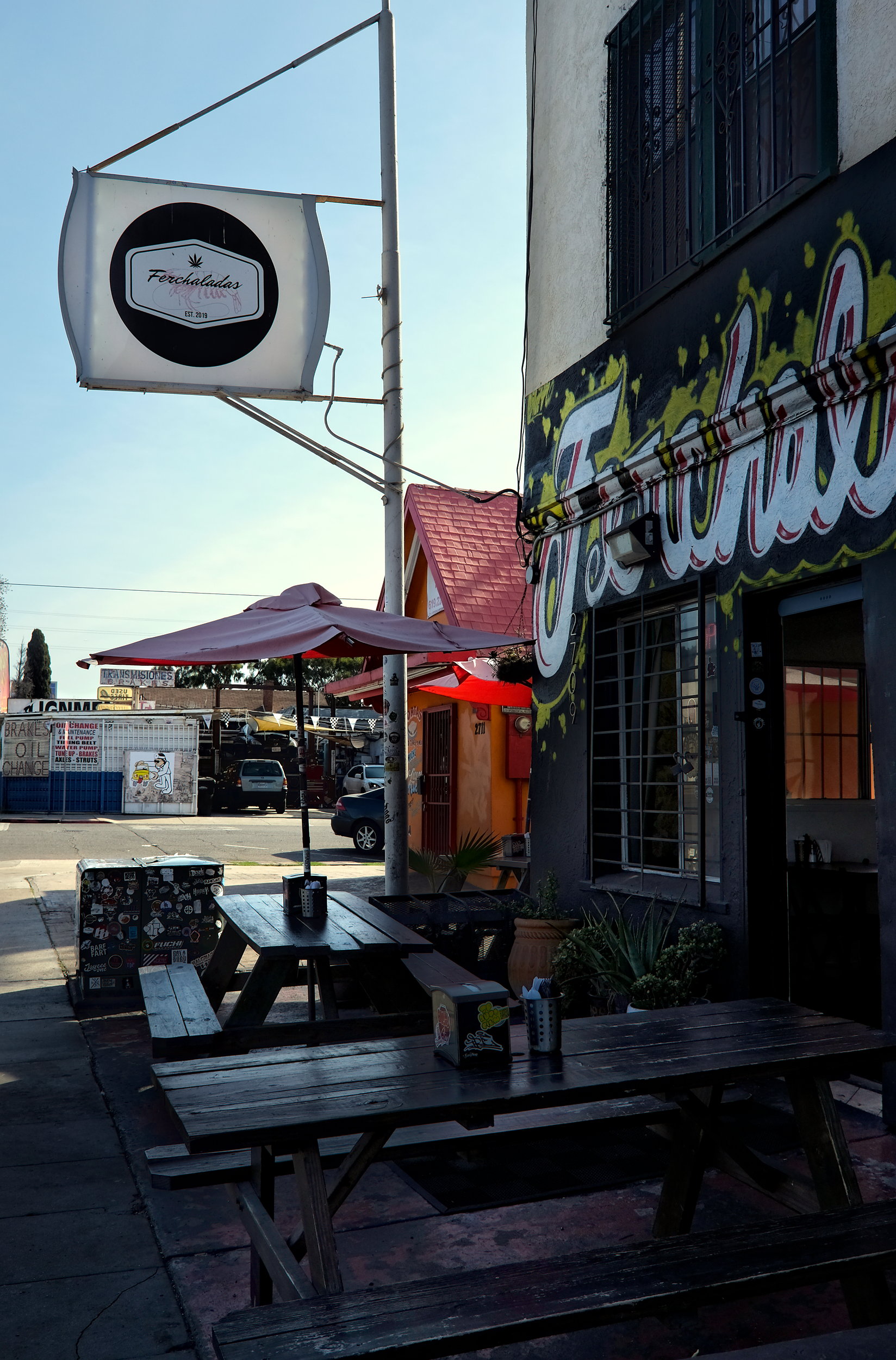 Exterior of Ferchaladas in San Diego