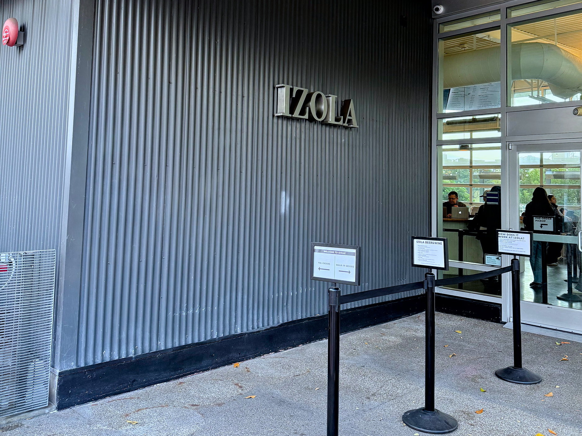 Exterior of IZOLA in San Diego