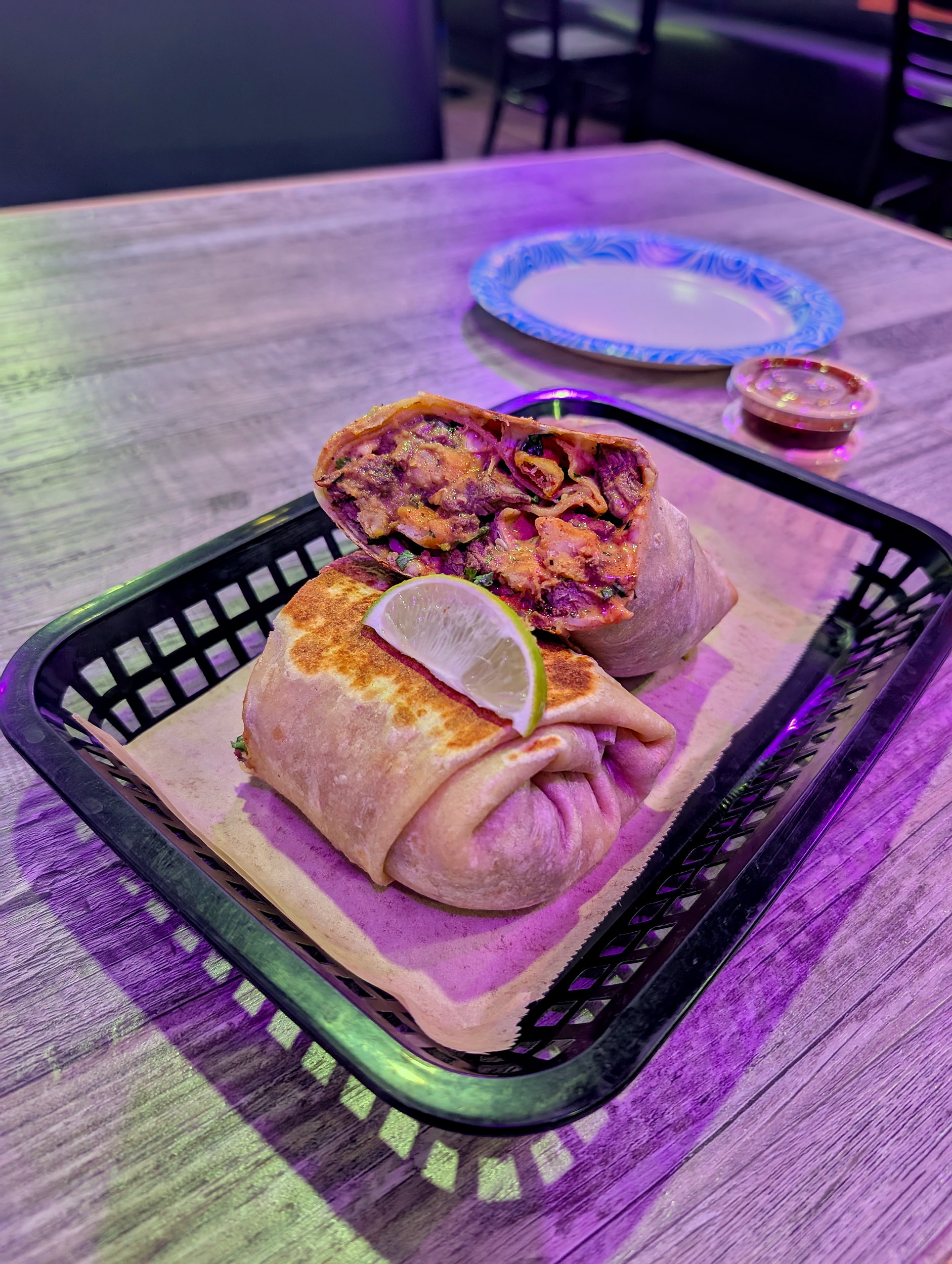 A California burrito from The Waves Taco Club in Gaslamp Quarter