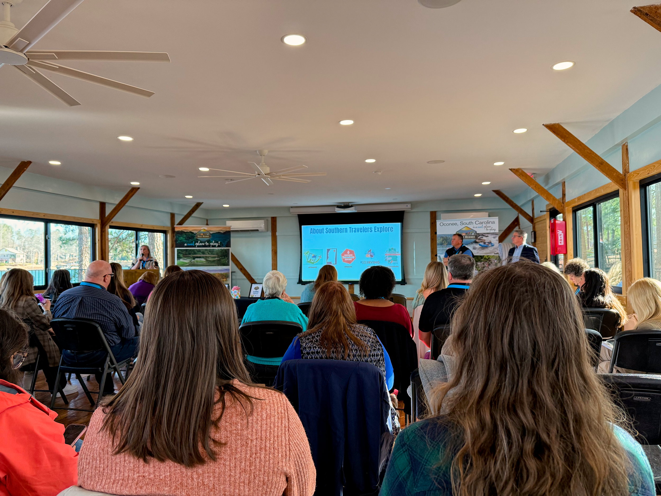 A group of attendees at the Southern Travelers Explore Conference